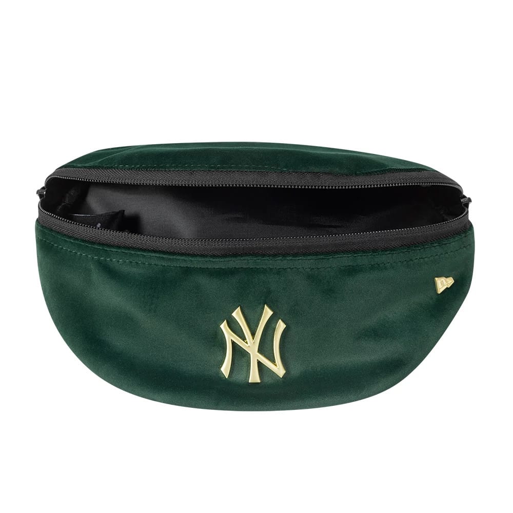 New York Yankees MLB Velour Pin Dark Green Waist Bag - Image 5