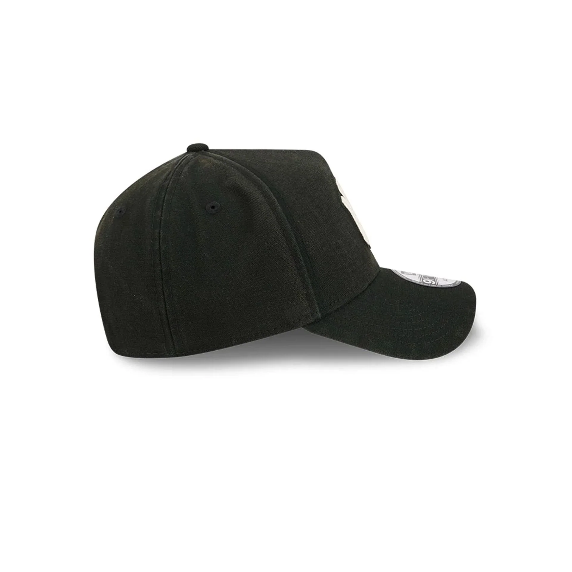 New York Yankees MLB Washed Canvas Black 9FORTY A-Frame Adjustable Cap - Image 6