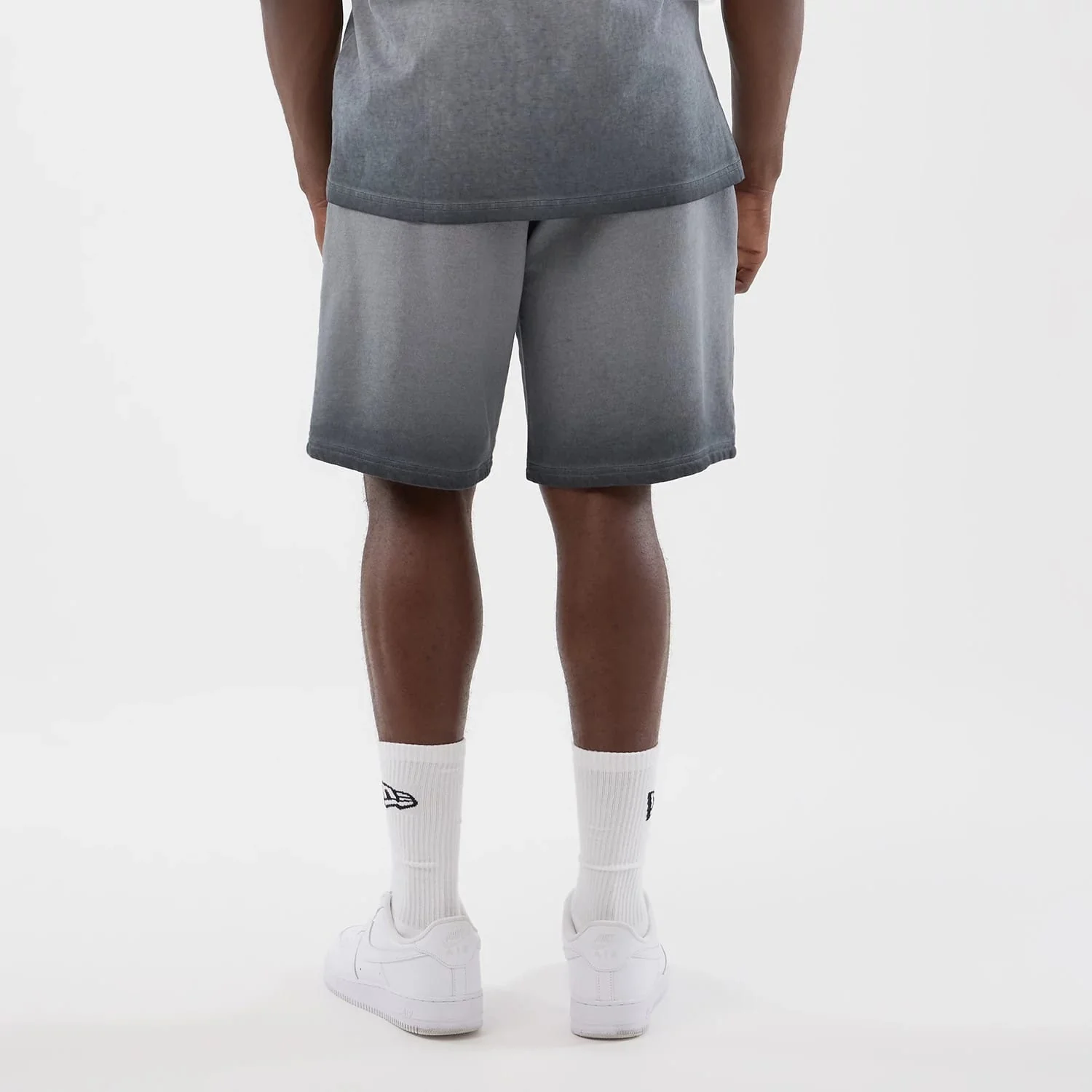 New York Yankees MLB Washed Logo Black Shorts - Image 2