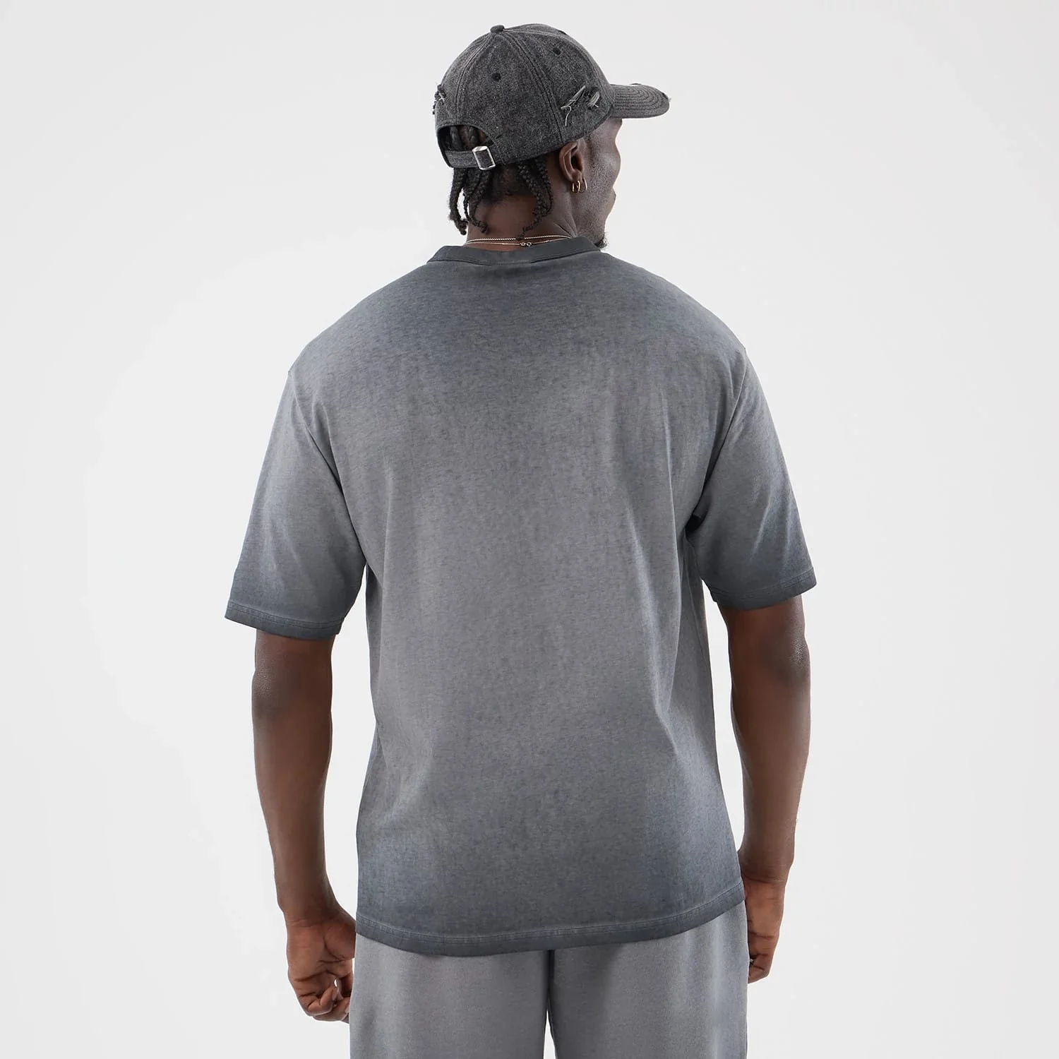 New York Yankees MLB Washed Logo Black T-Shirt - Image 2