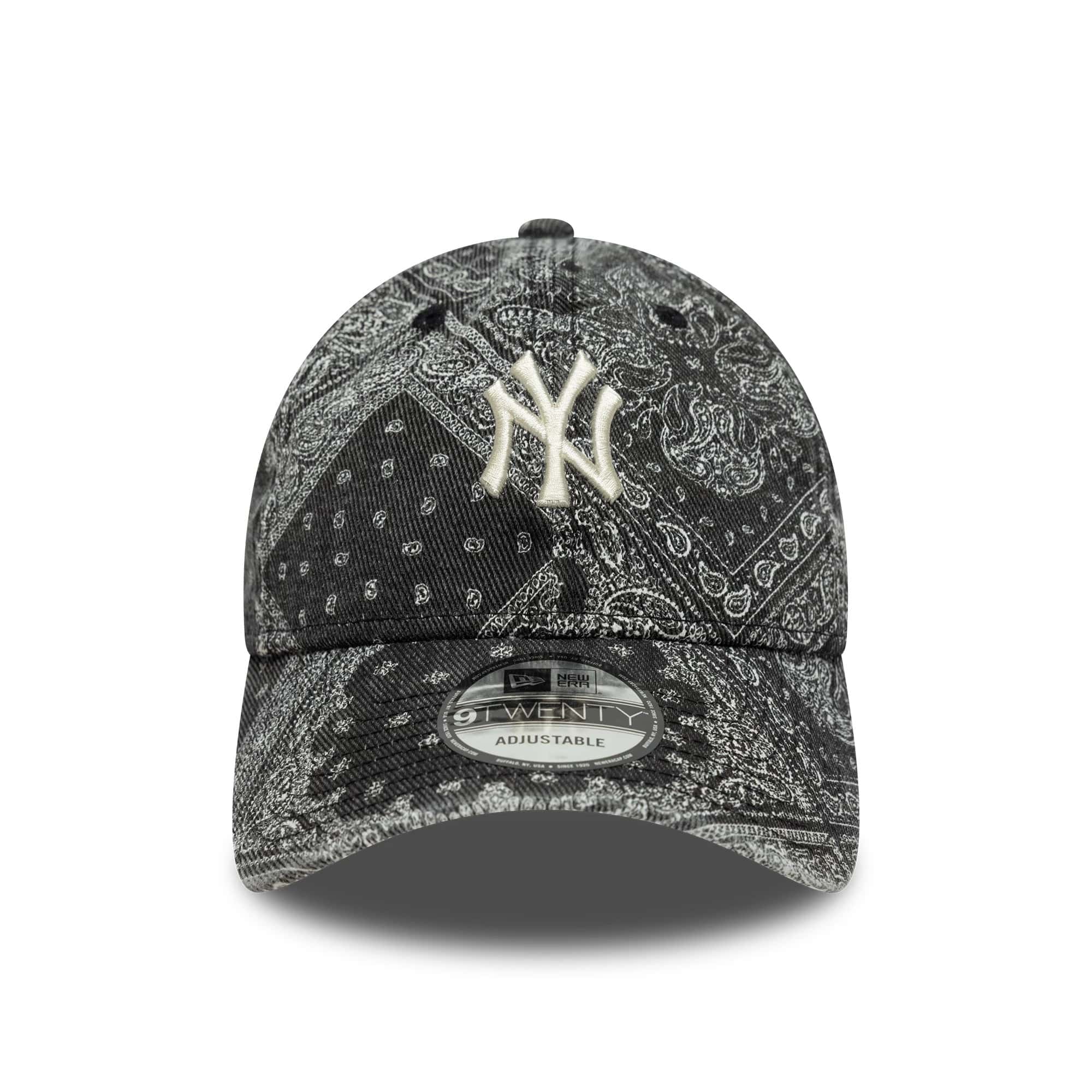 New York Yankees MLB Washed Paisley Black 9TWENTY Cap - Image 2