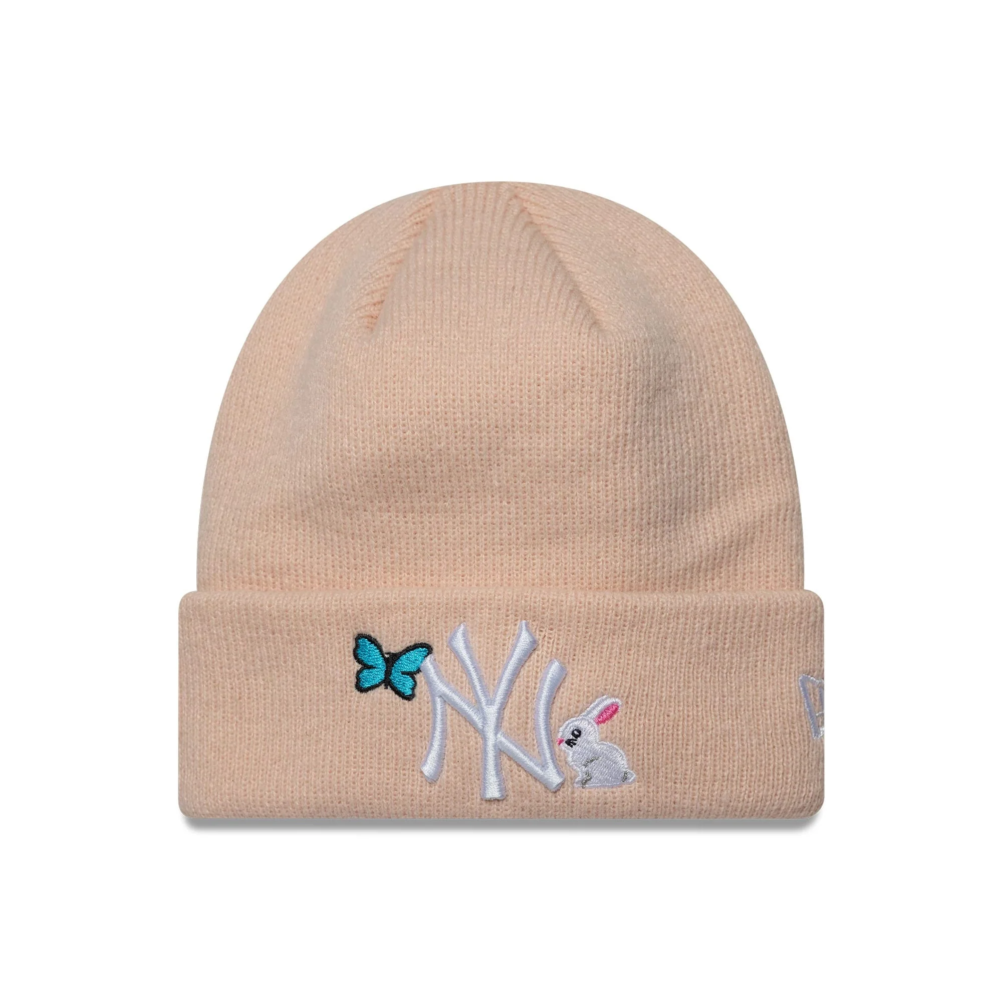 New York Yankees Toddler MLB Icon Pastel Pink Cuff Knit Beanie Hat