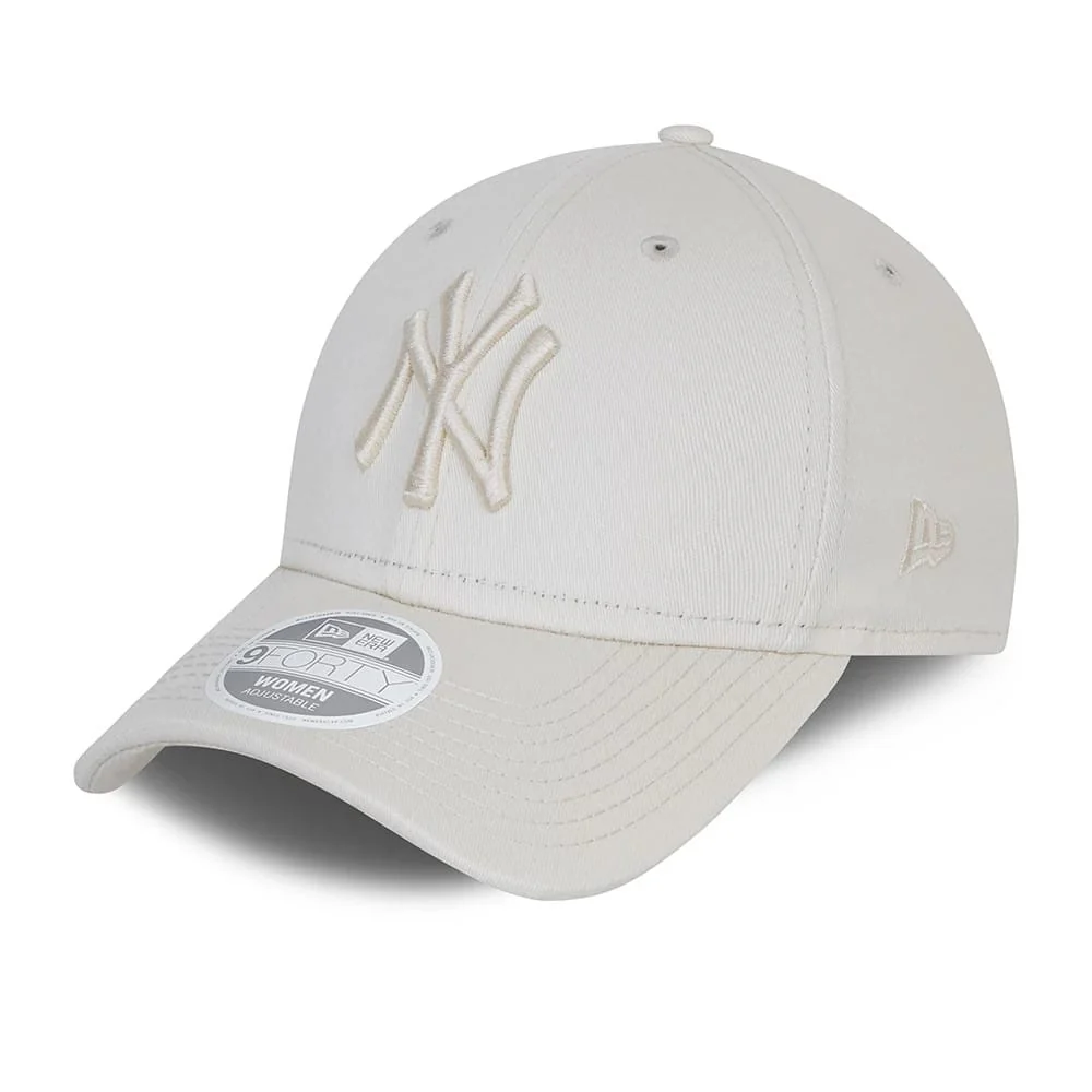 New York Yankees Tonal Womens Cream 9FORTY Cap