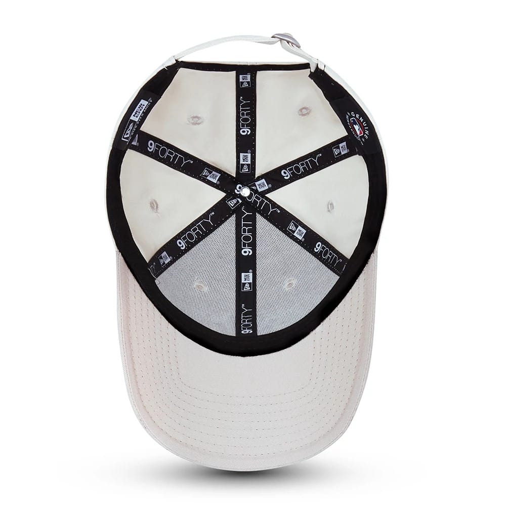 New York Yankees Tonal Womens Cream 9FORTY Cap - Image 3