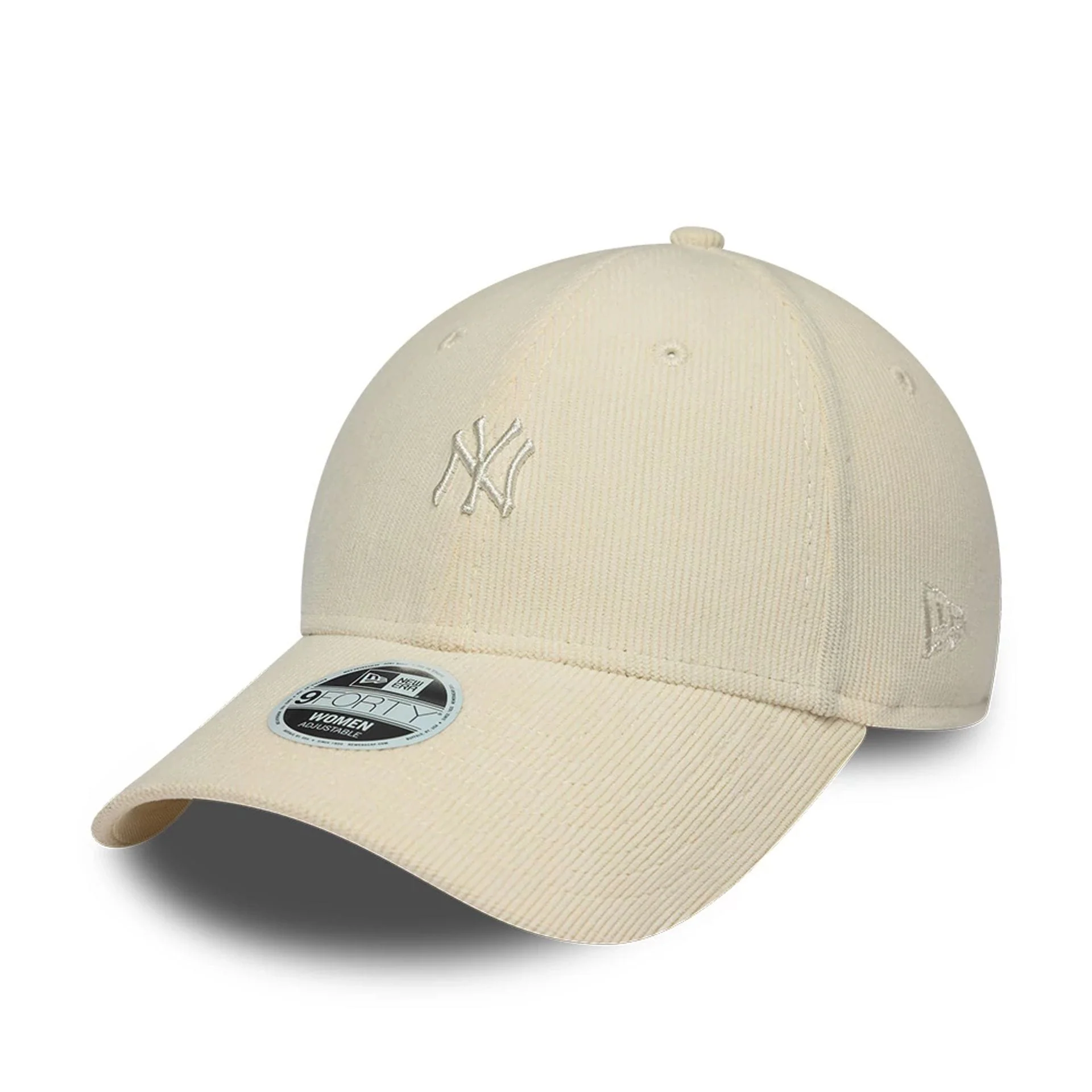 New York Yankees Womens MLB Cord Cream 9FORTY Adjustable Cap