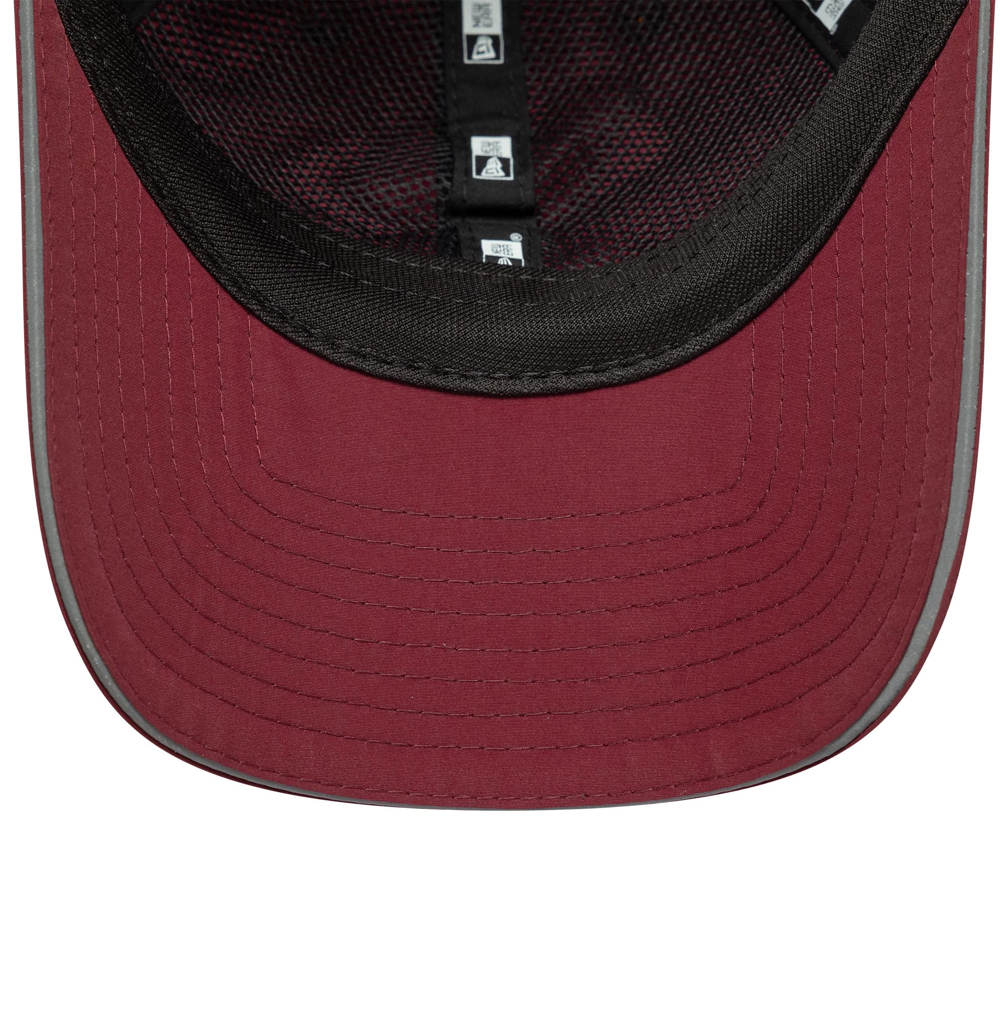 New York Yankees Womens MLB Flawless Dark Red Pony Tail Adjustable Cap - Image 5