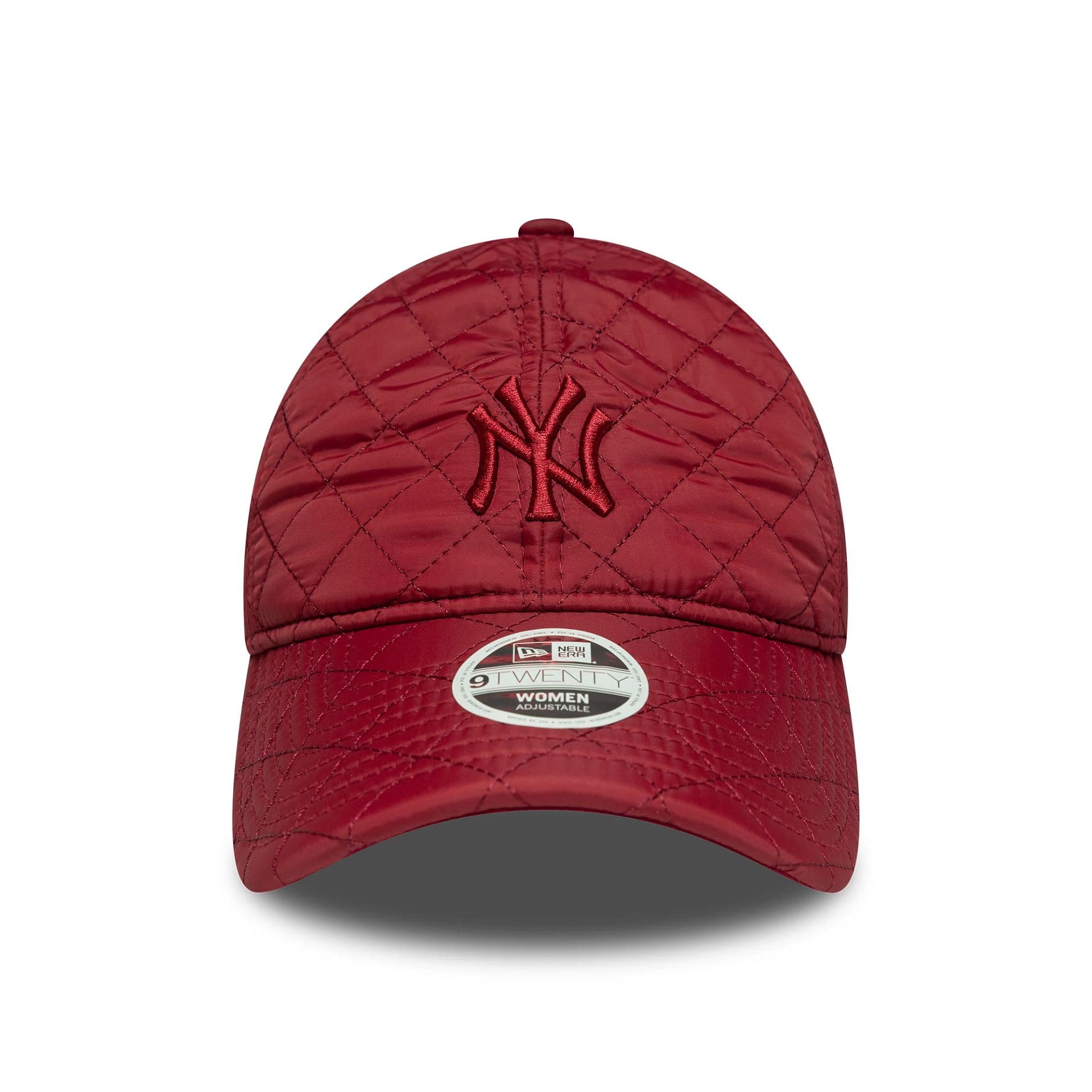 New York Yankees Womens MLB Padded Dark Red 9TWENTY Adjustable Cap - Image 2