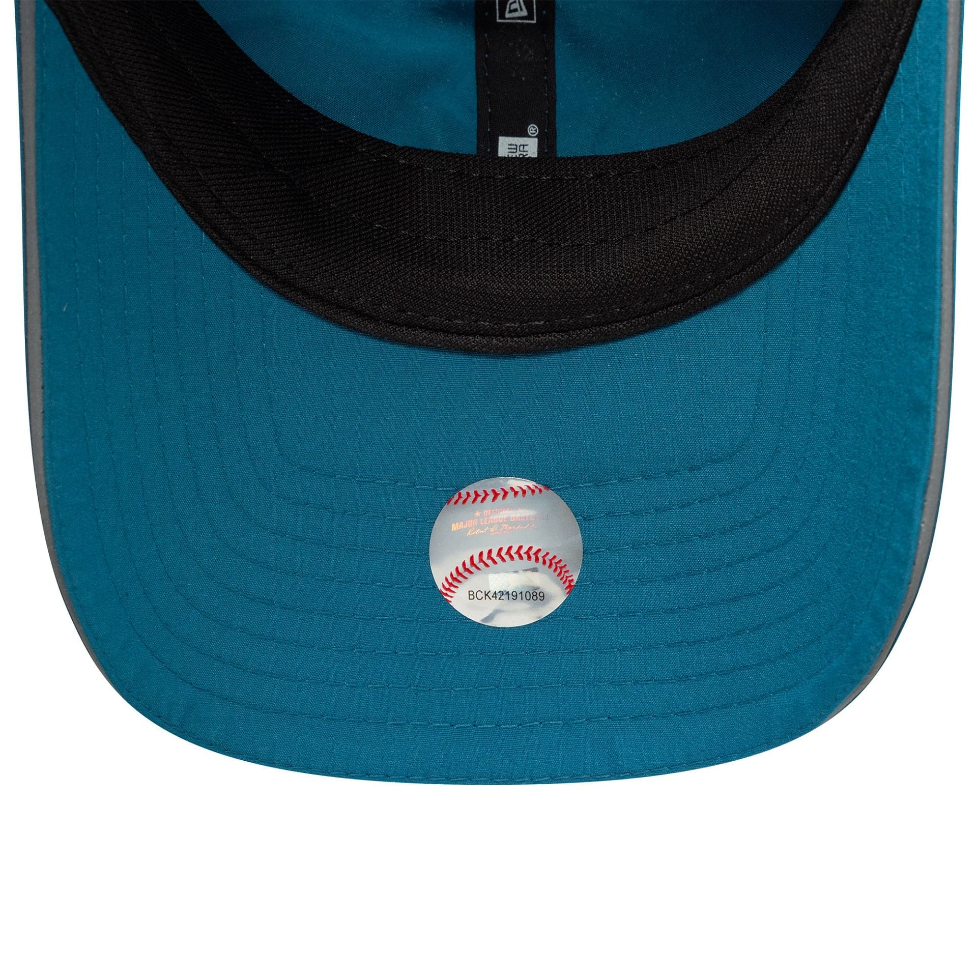 New York Yankees Womens MLB Pony Tail Dark Green Open Back Cap - Image 5
