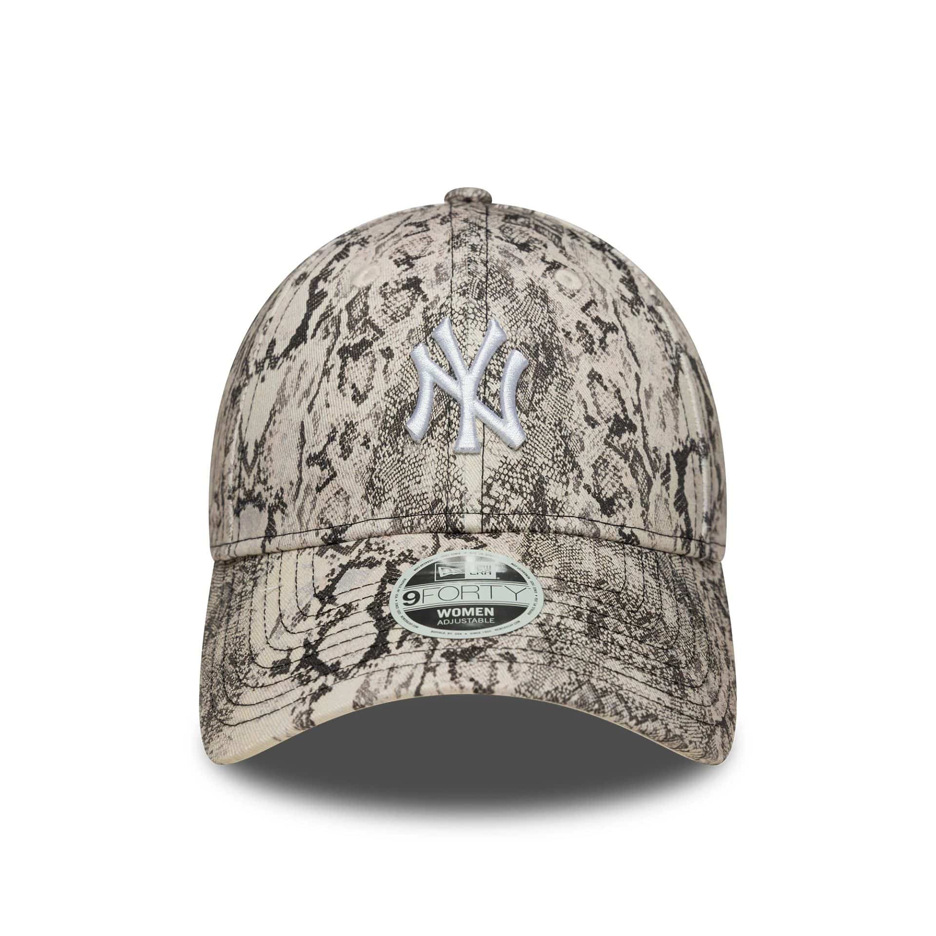 New York Yankees Womens MLB Snake Grey 9FORTY Adjustable Cap - Image 2