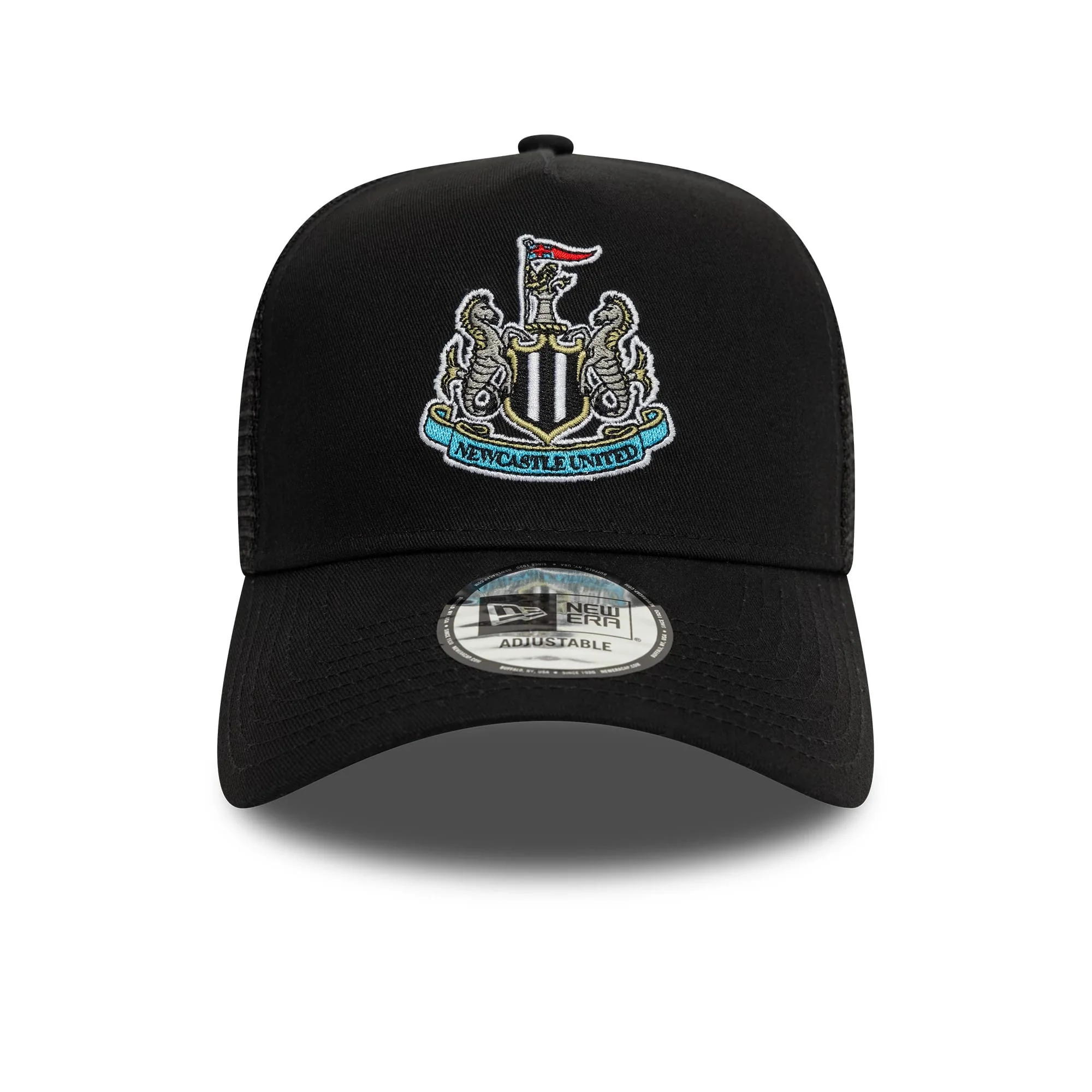 Newcastle United FC Core Black 9FORTY E-Frame Trucker Adjustable Cap - Image 5