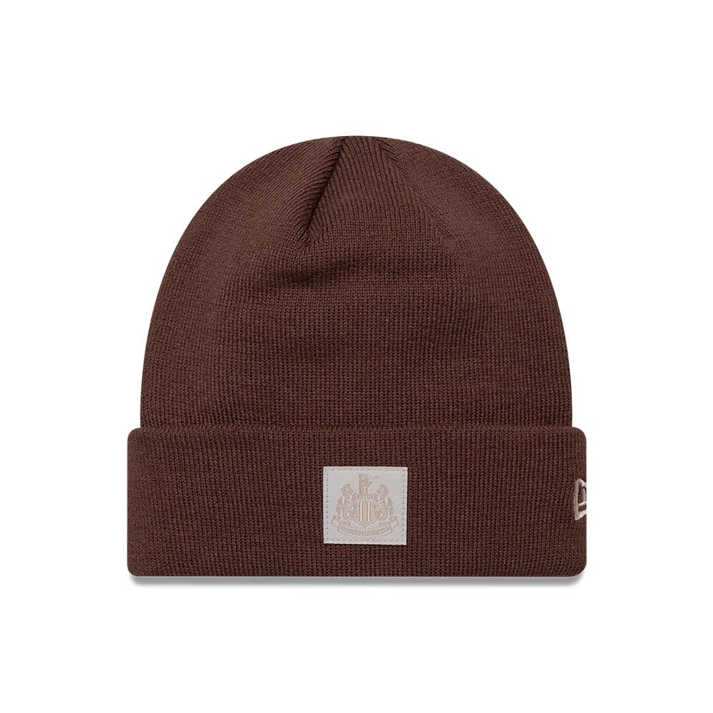Newcastle United FC Patch Brown Cuff knit Beanie Hat