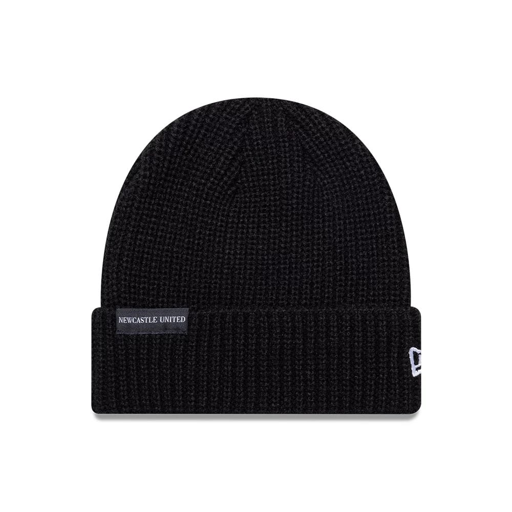 Newcastle United FC Ribbed Black Cuff knit Beanie Hat