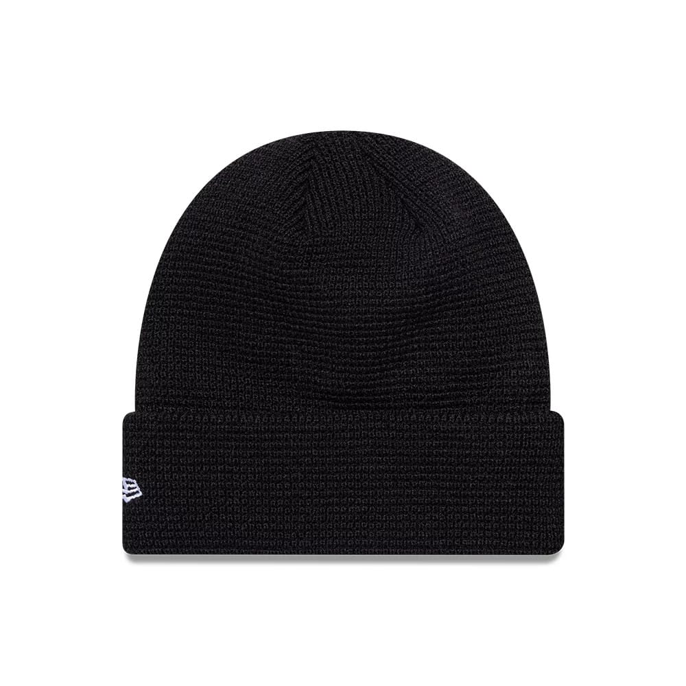 Newcastle United FC Waffle Black Cuff knit Beanie Hat - Image 2