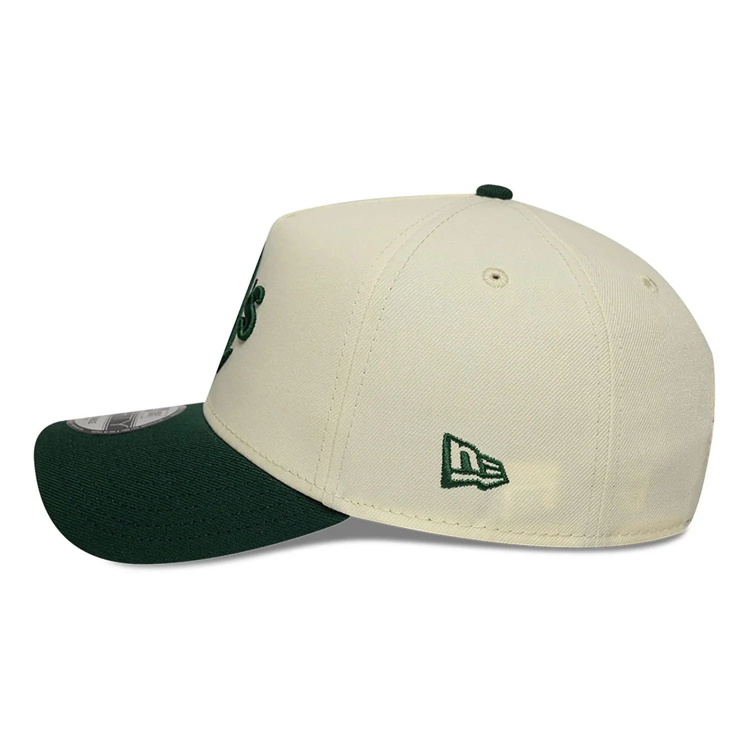 Oakland Athletics Chrome White And Dark Green 9FORTY A-Frame Adjustable Cap - Image 5