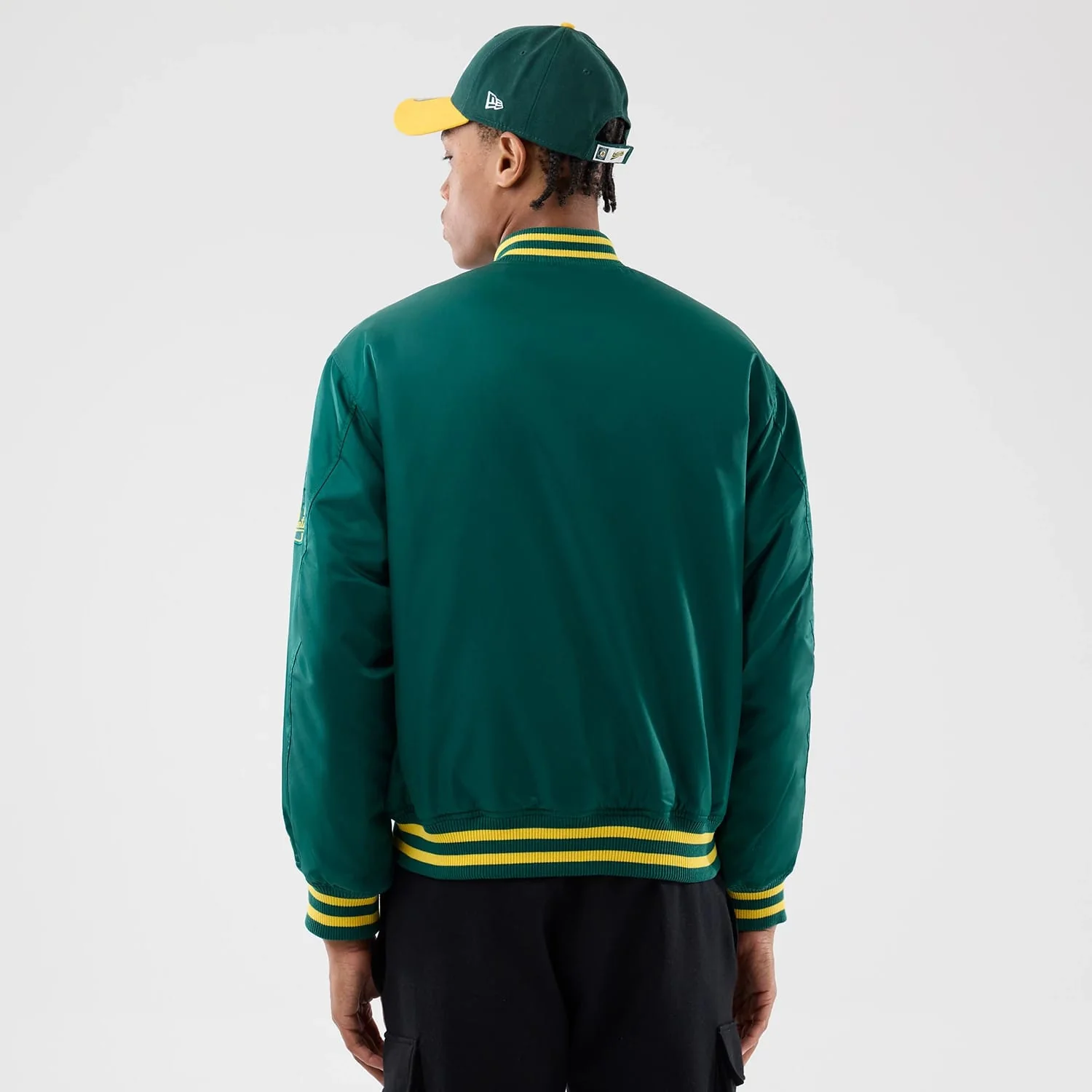 Oakland Athletics MLB Authentic Green Stadium Jacket - Image 2