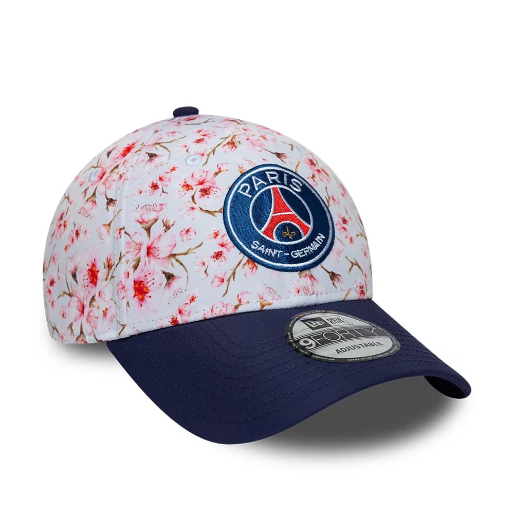 Paris Saint Germain Cherry Blossom Navy 9FORTY Adjustable Cap - Image 3