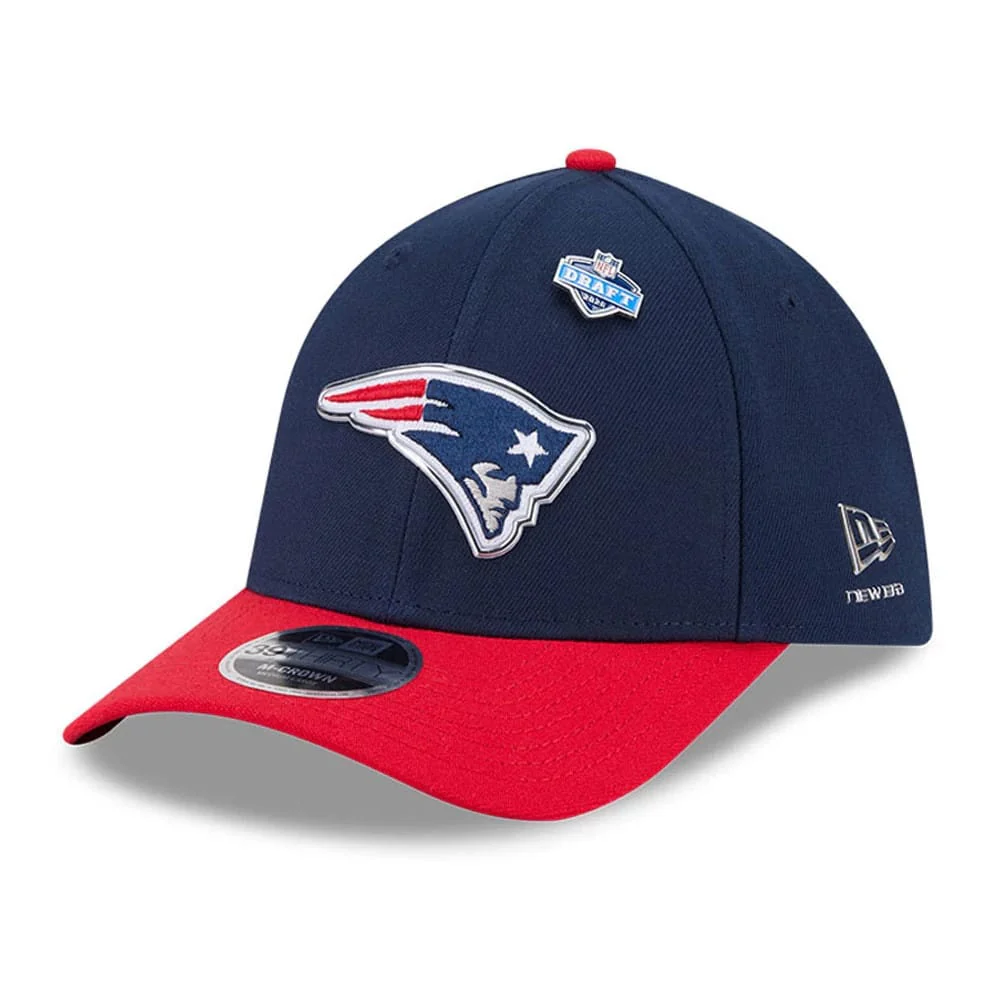 Patriots NFL Draft 2026 Dark Blue 39THIRTY M-Crown Stretch Fit Cap