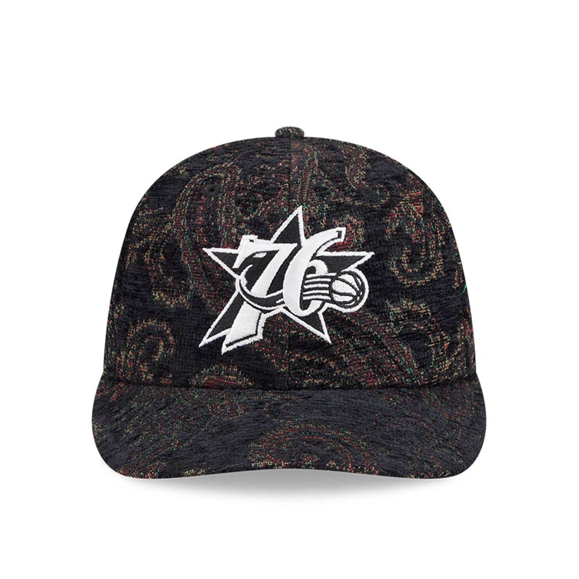 Philadelphia 76ers NBA Jacquard Chenille Black 59FIFTY Fitted Cap - Image 3