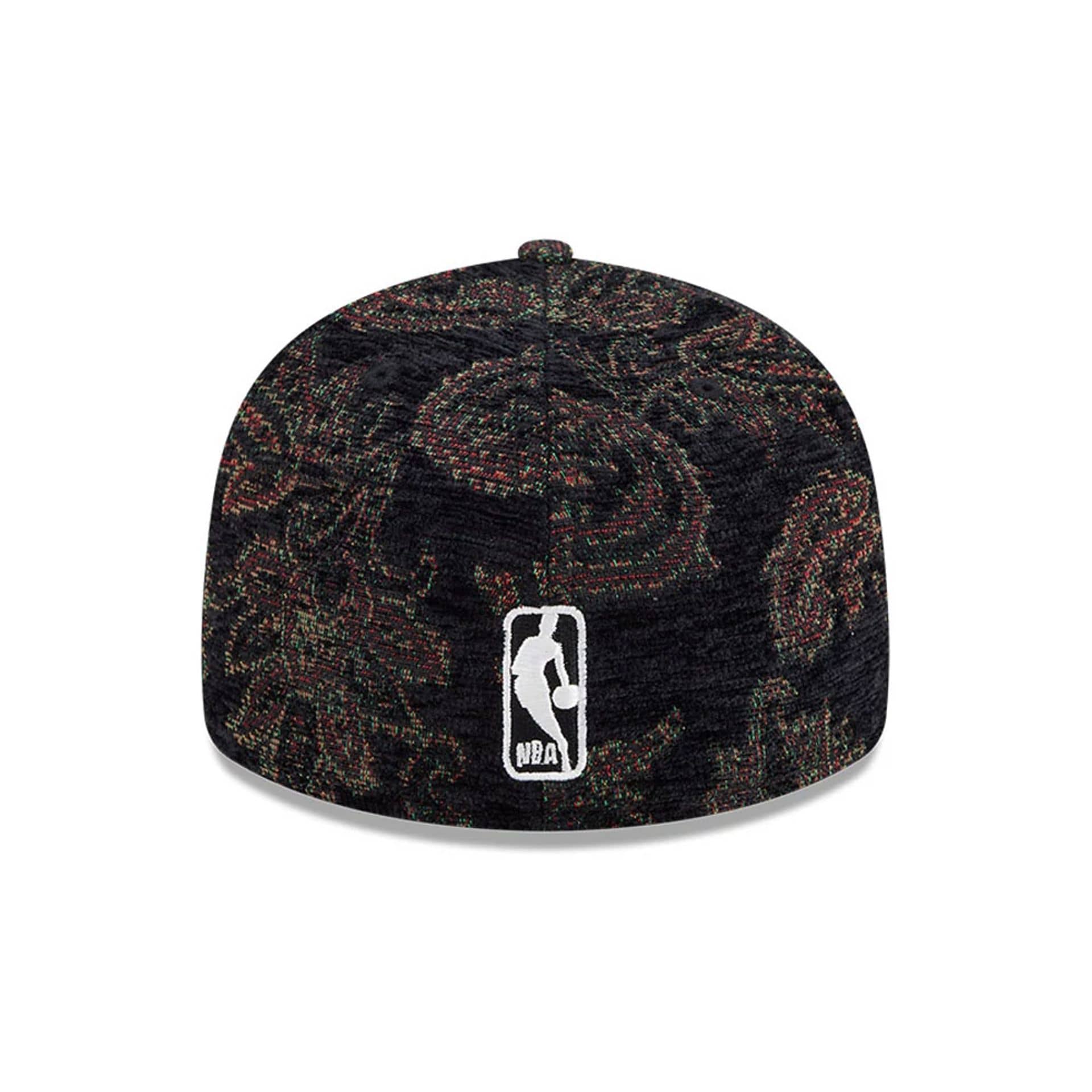 Philadelphia 76ers NBA Jacquard Chenille Black 59FIFTY Fitted Cap - Image 5