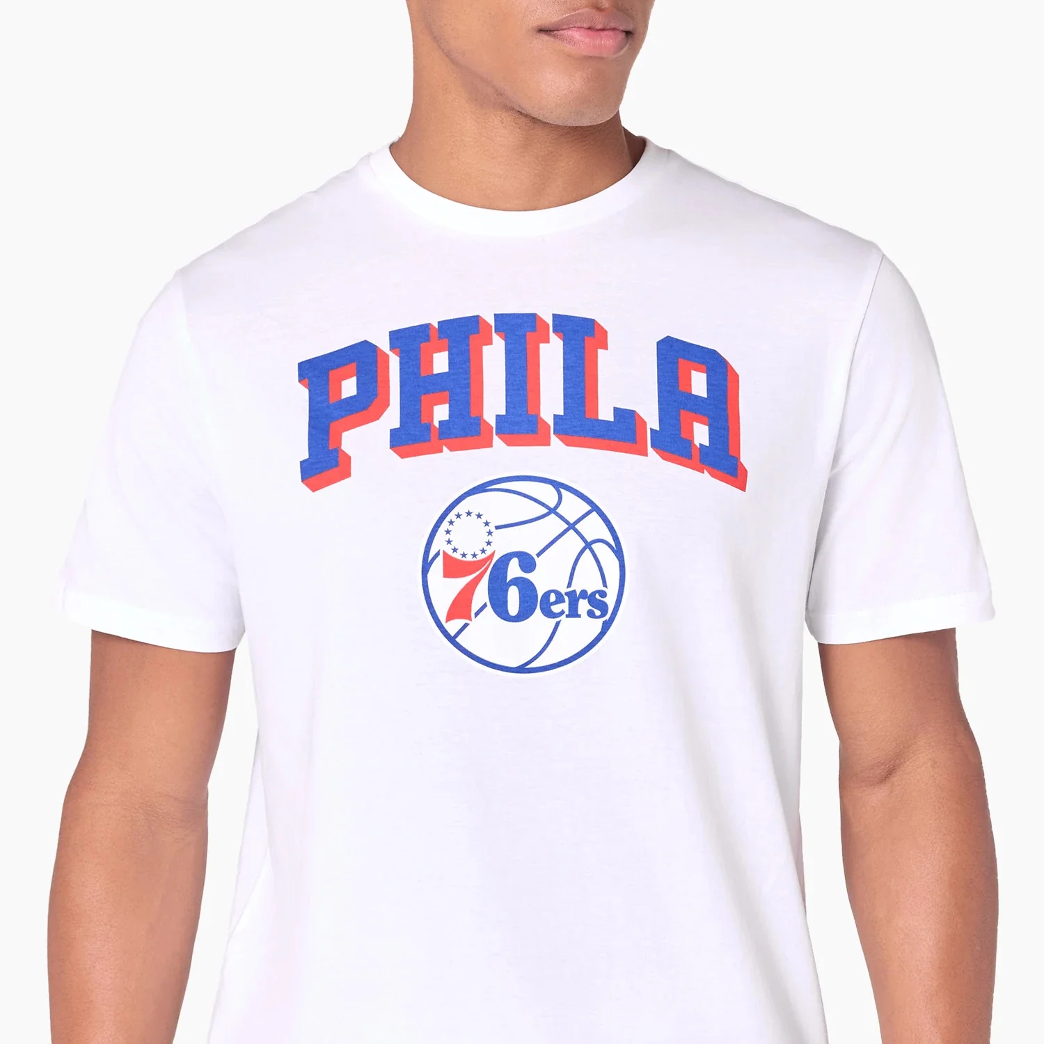 Philadelphia 76ers NBA White T-Shirt - Image 2