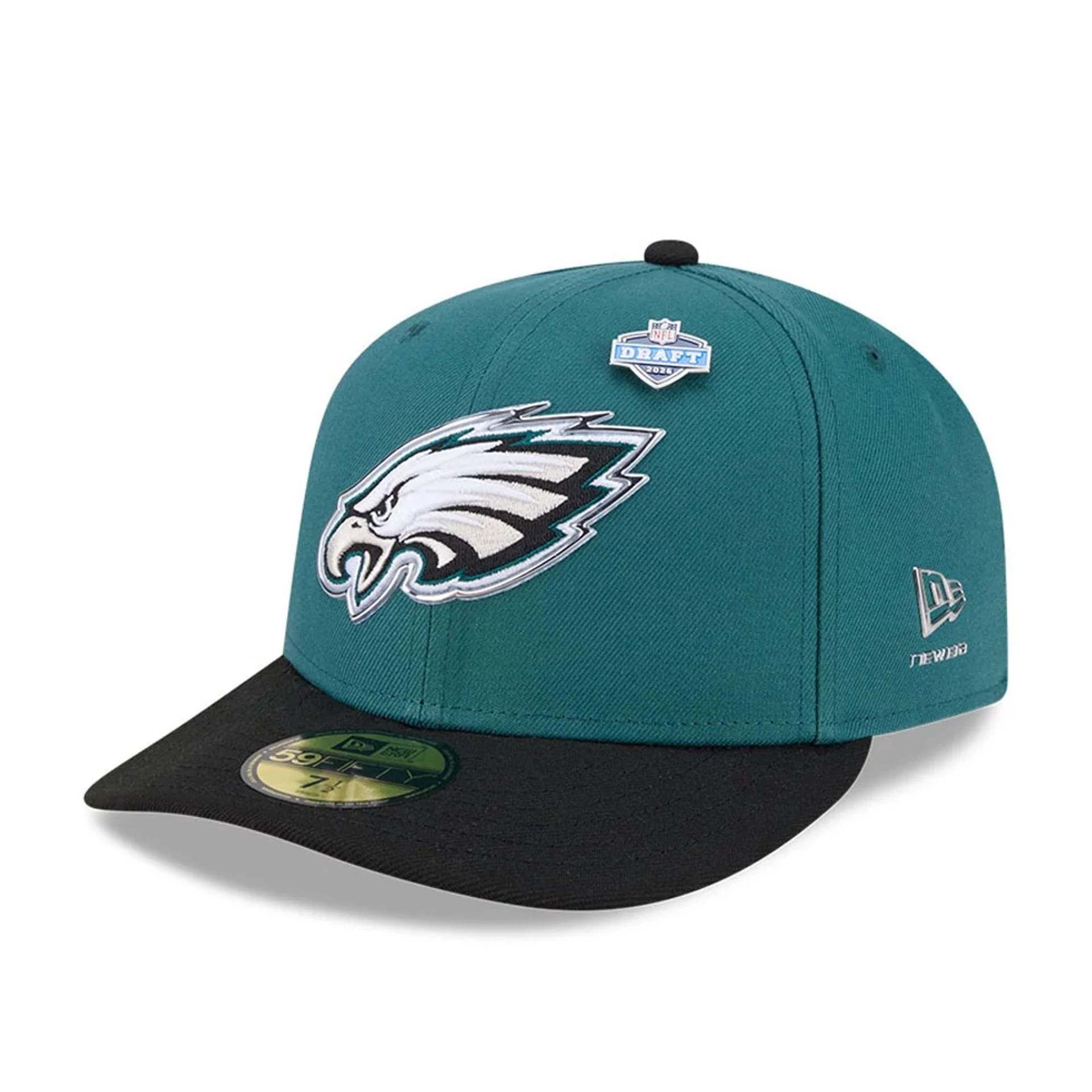 Philadelphia Eagles NFL Draft 2026 Dark Green 59FIFTY Fitted Cap