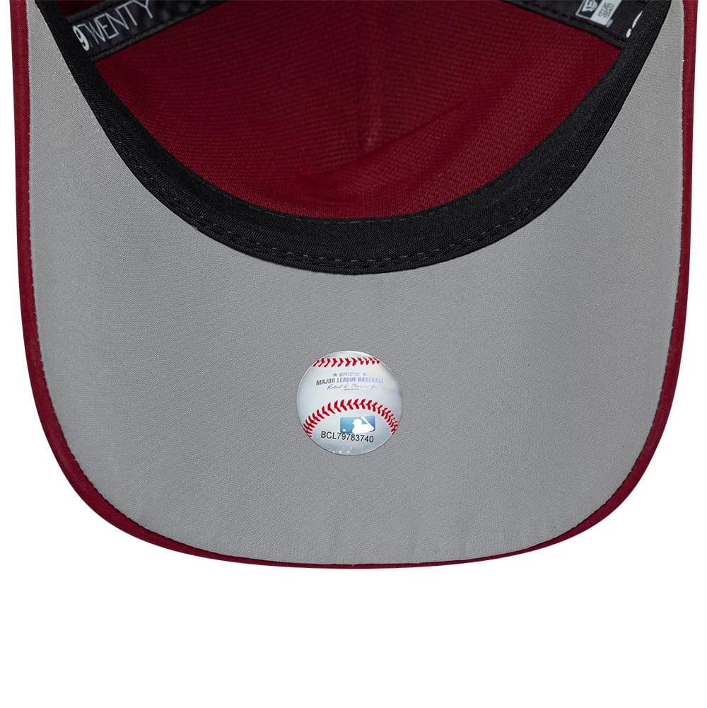Philadelphia Phillies MLB Panel Dark Red 9TWENTY A-Frame Adjustable Cap - Image 2
