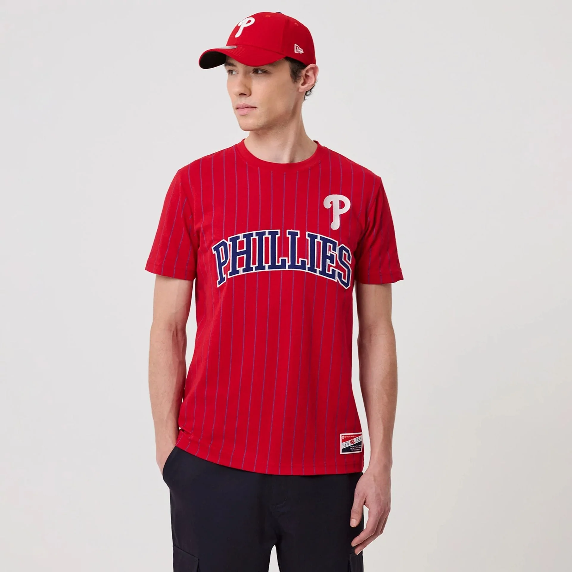 Philadelphia Phillies MLB Pinstripe Red T-Shirt