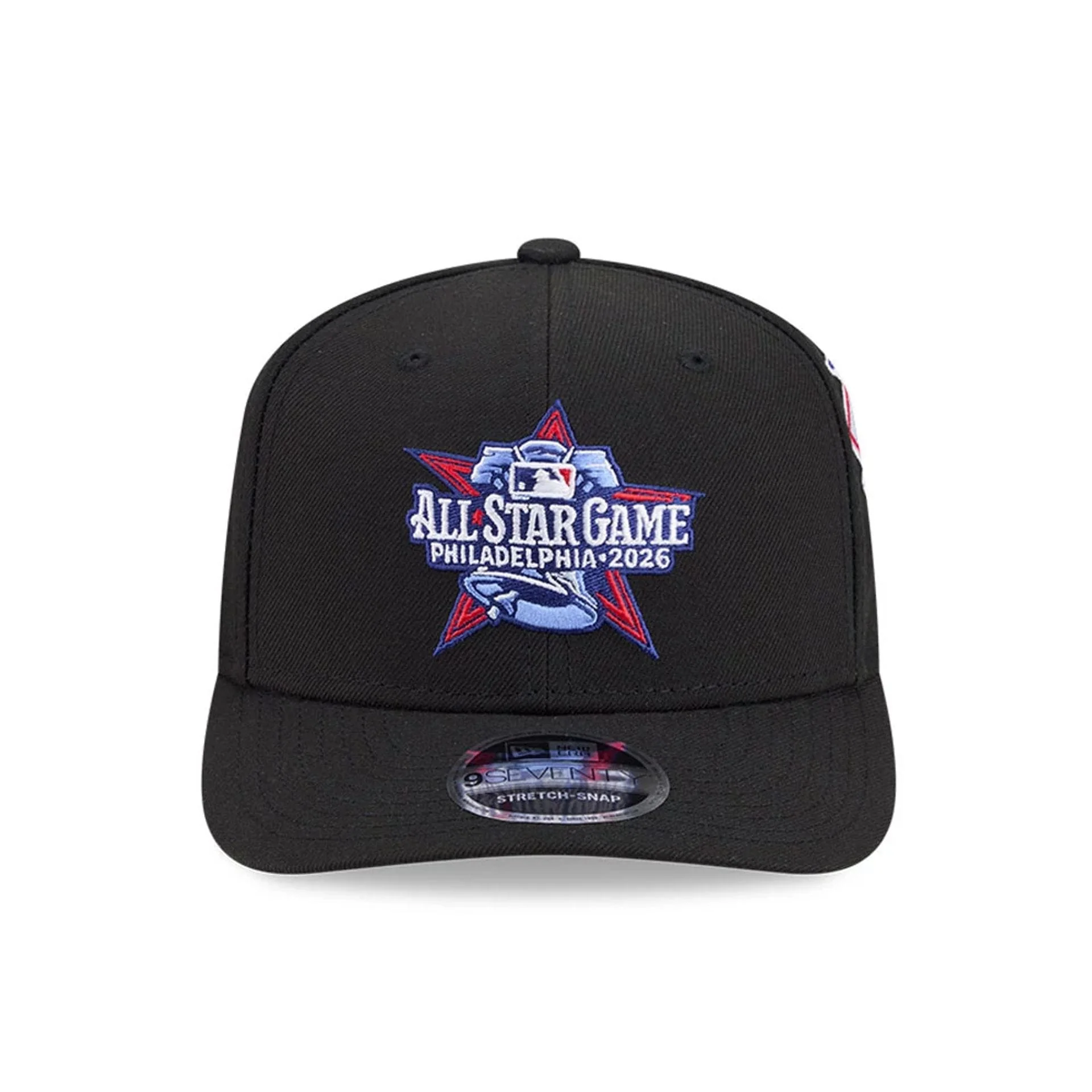 Phillies MLB All Star Game Black 9SEVENTY Stretch Snap Adjustable Cap - Image 3