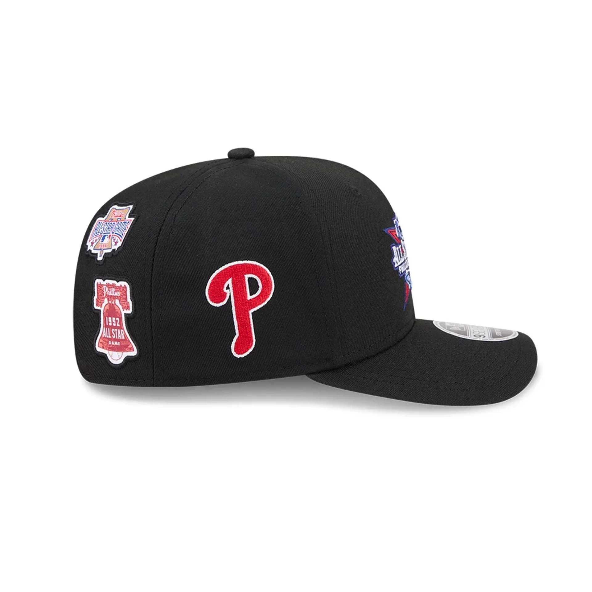 Phillies MLB All Star Game Black 9SEVENTY Stretch Snap Adjustable Cap - Image 7