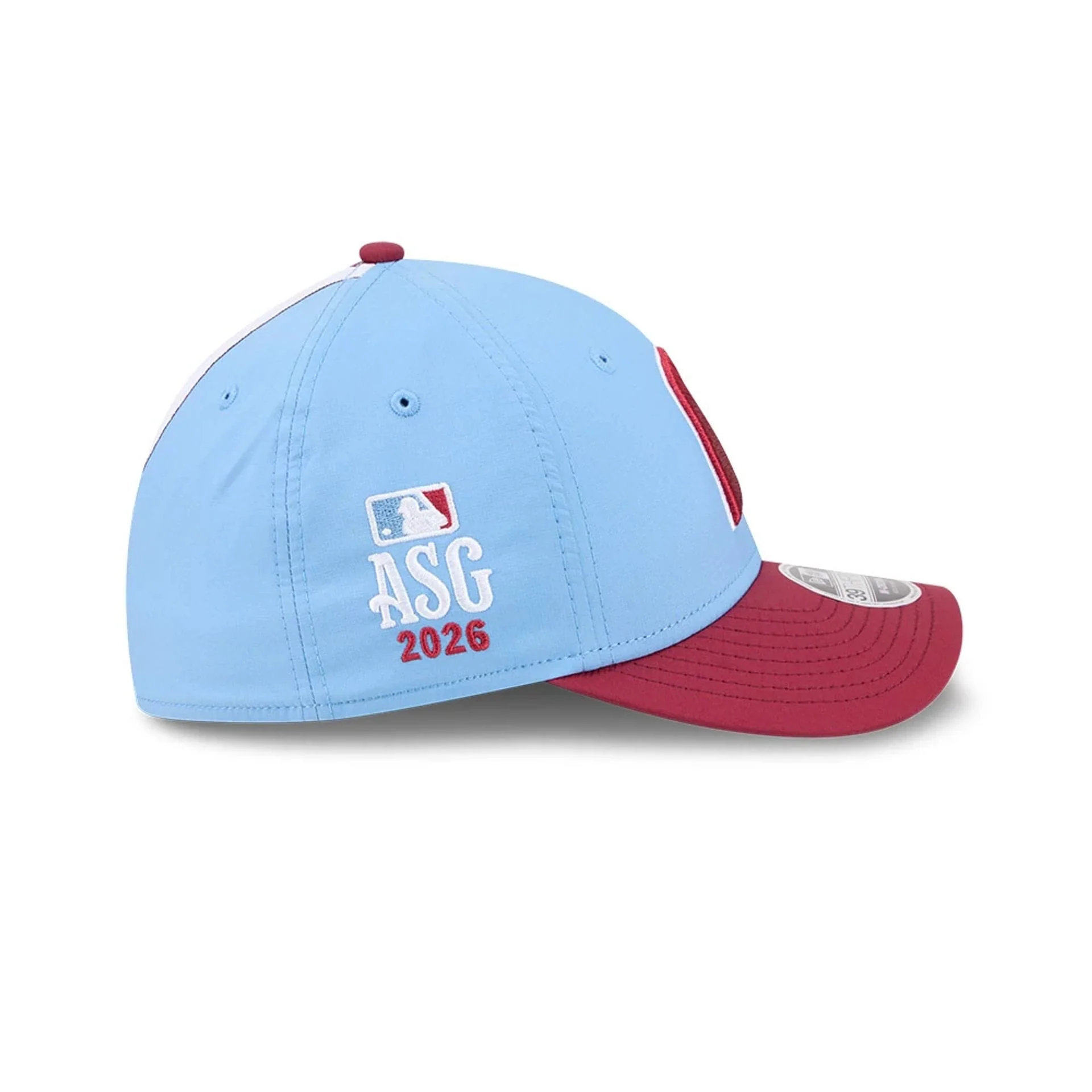Phillies MLB All Star Game Pastel Blue 39THIRTY M-Crown Stretch Fit Cap - Image 5