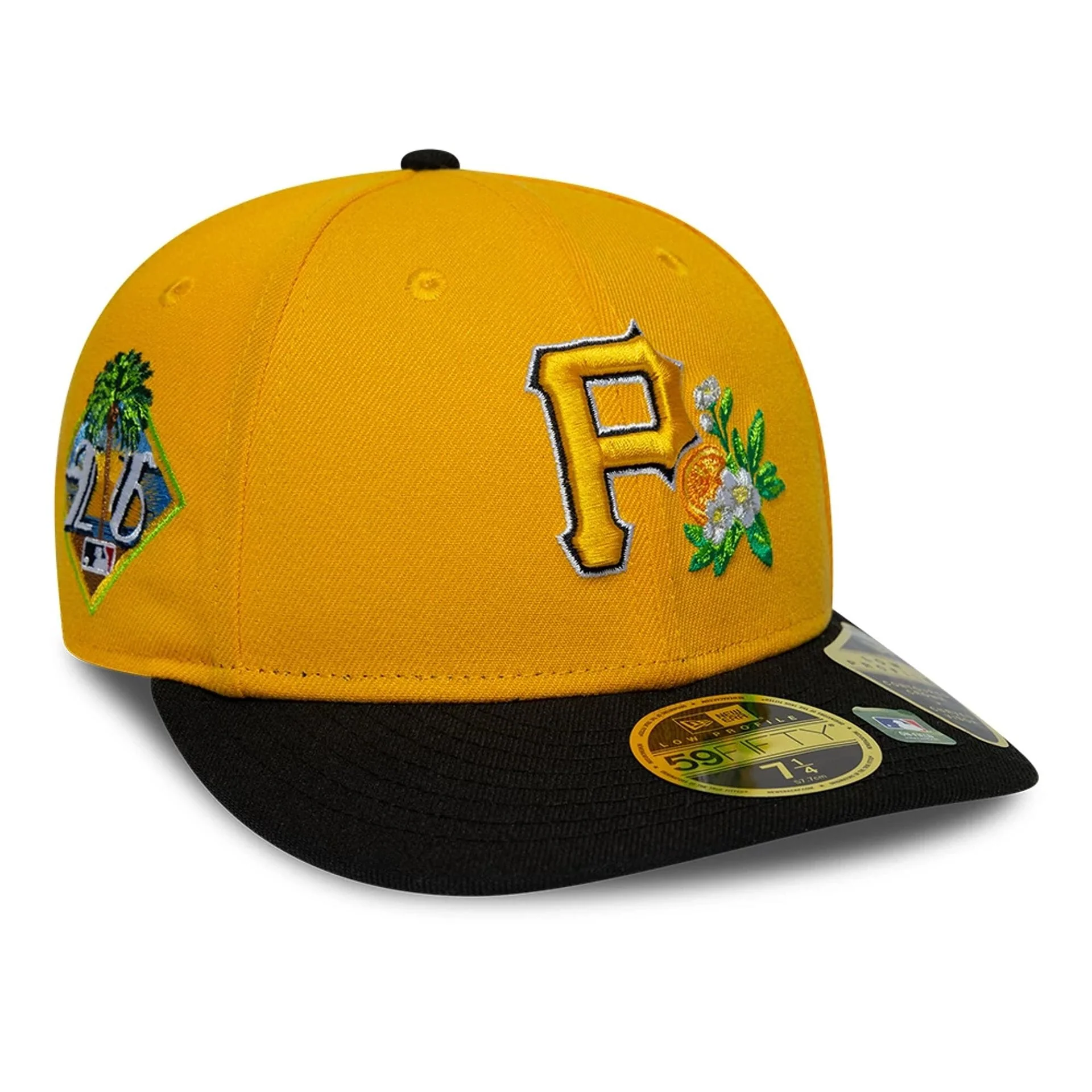 Pirates MLB Spring Training 2026 Yellow Low Profile 59FIFTY Fitted Cap