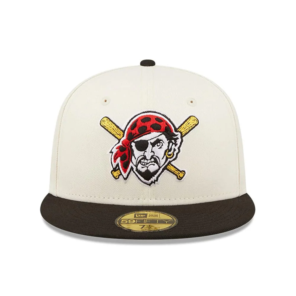 Pittsburgh Pirates Chrome White 59FIFTY Fitted Cap - Image 3