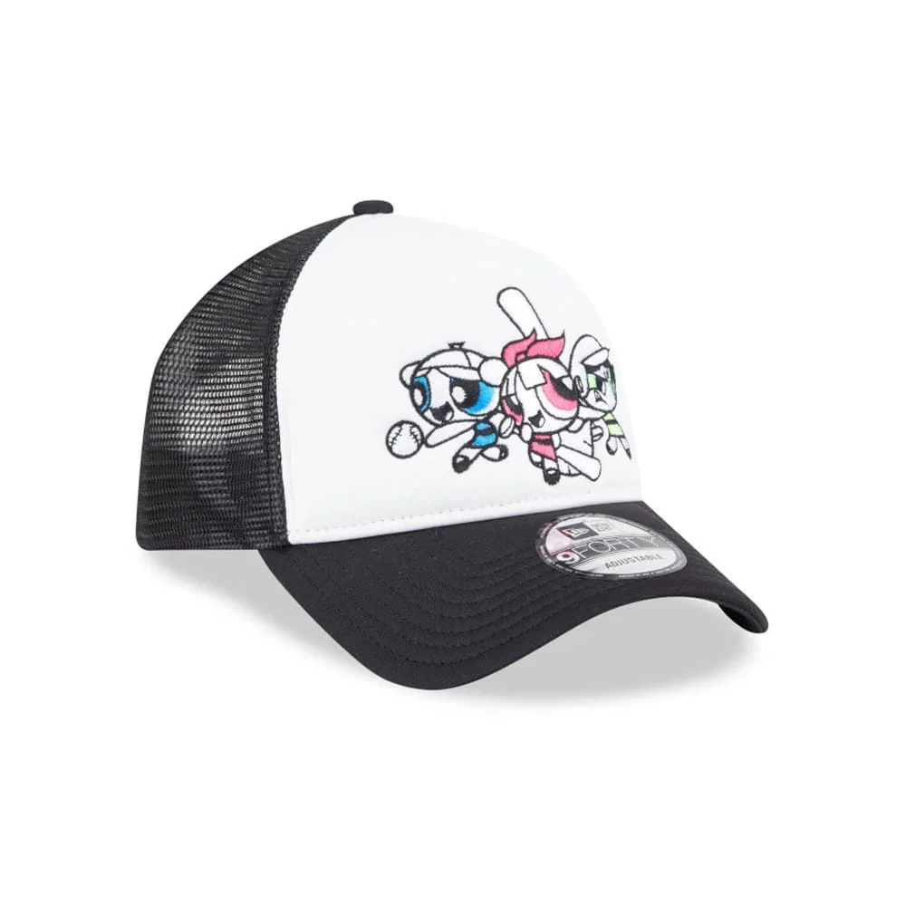 Powerpuff Girls Black 9FORTY A-Frame Trucker Cap - Image 4