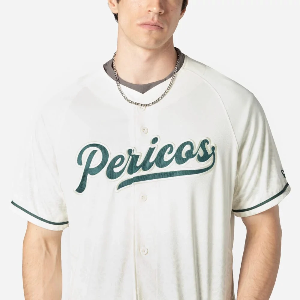 Puebla Pericos Mexico LMB On Field White On-Field Jersey - Image 3