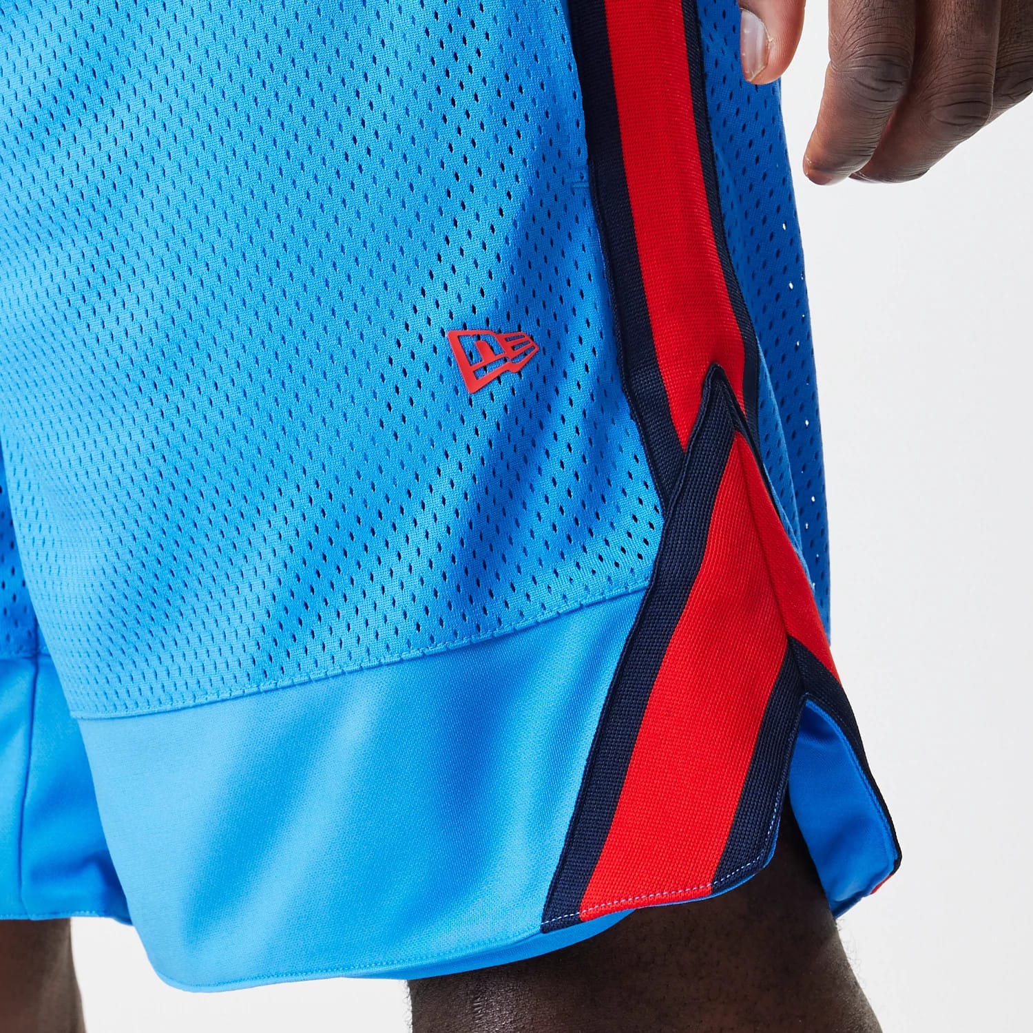 Red Bull Racing Basketball Mesh Blue Shorts - Image 4