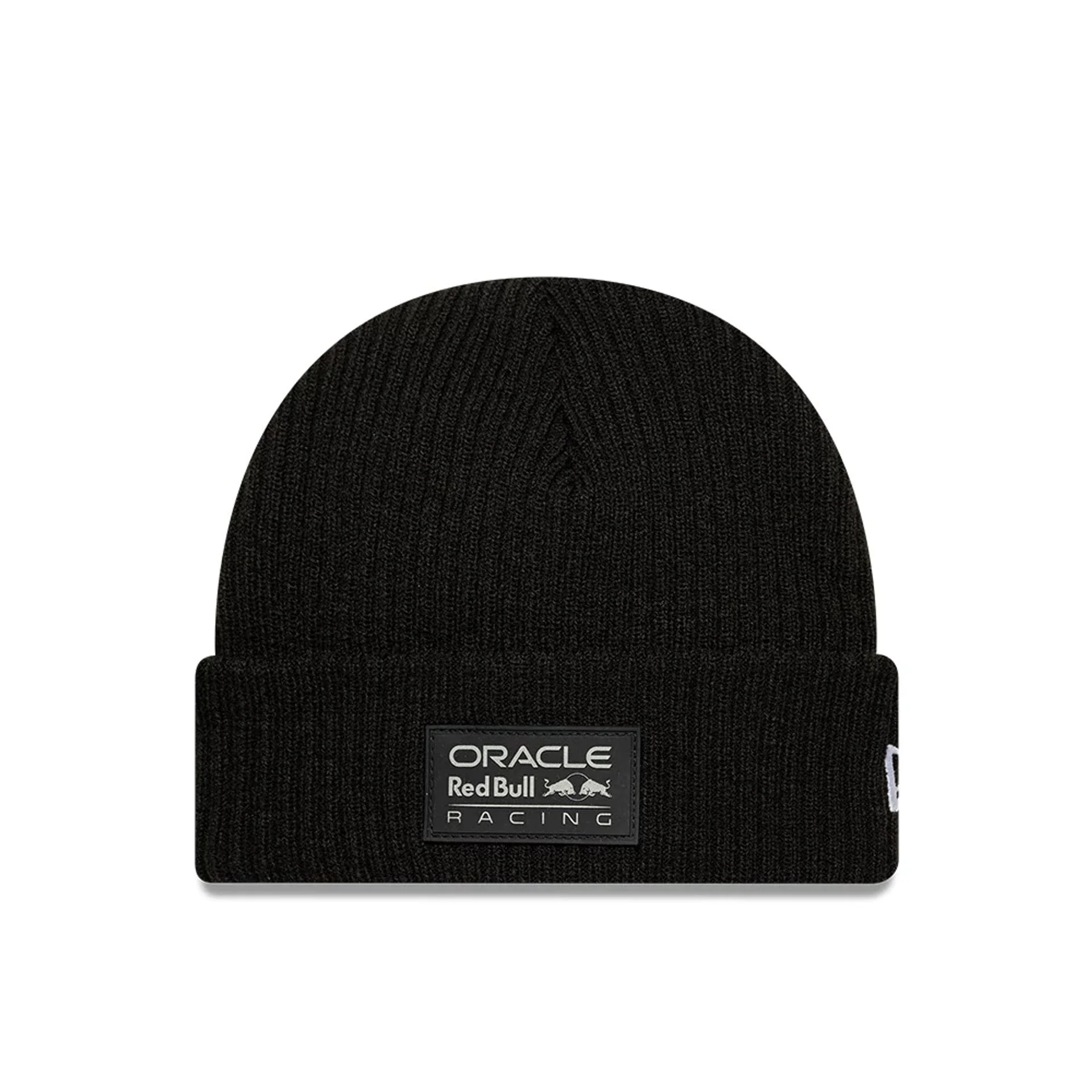 Red Bull Racing Black Short Skull Knit Beanie Hat