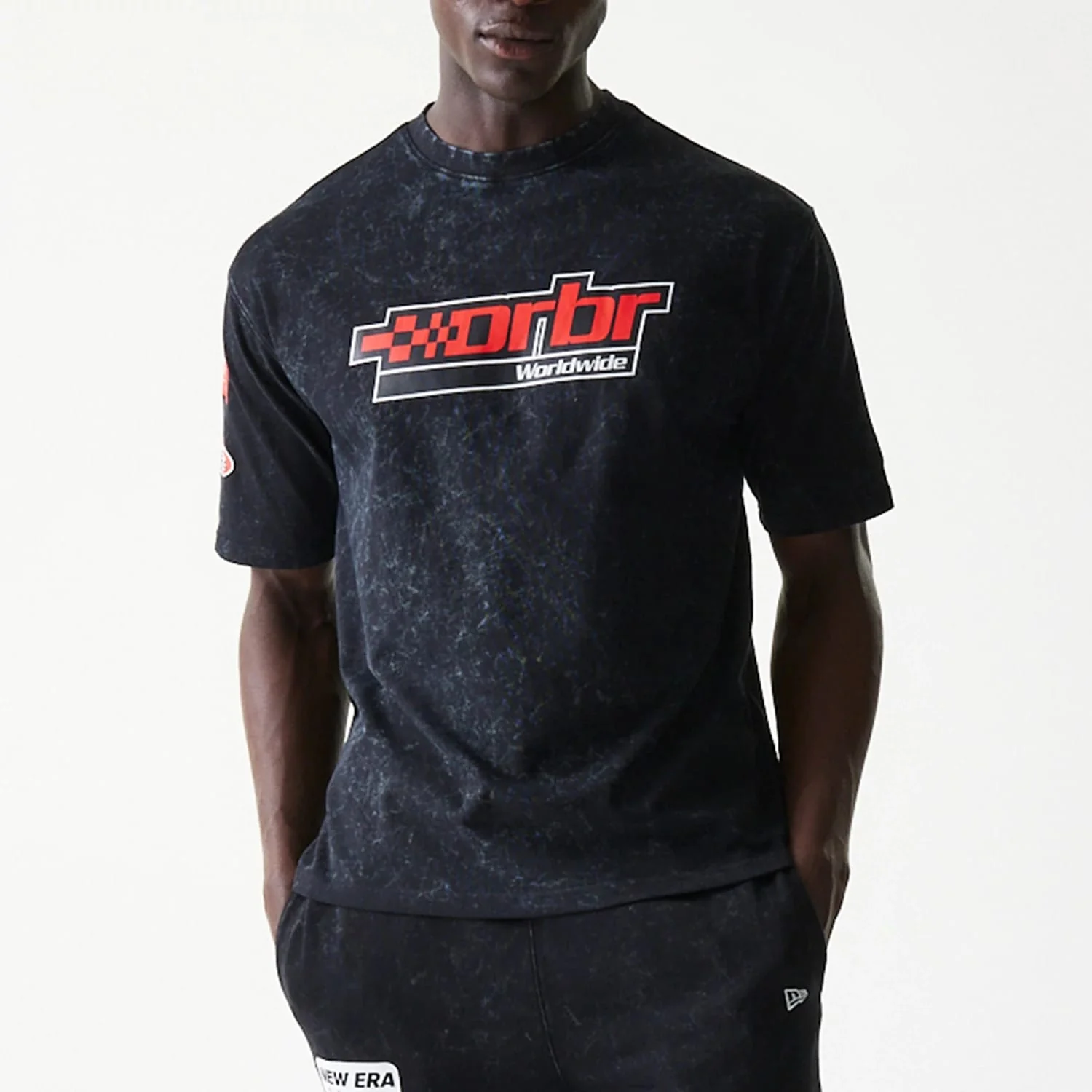 Red Bull Racing Graphic Black Oversized T-Shirt - Image 3