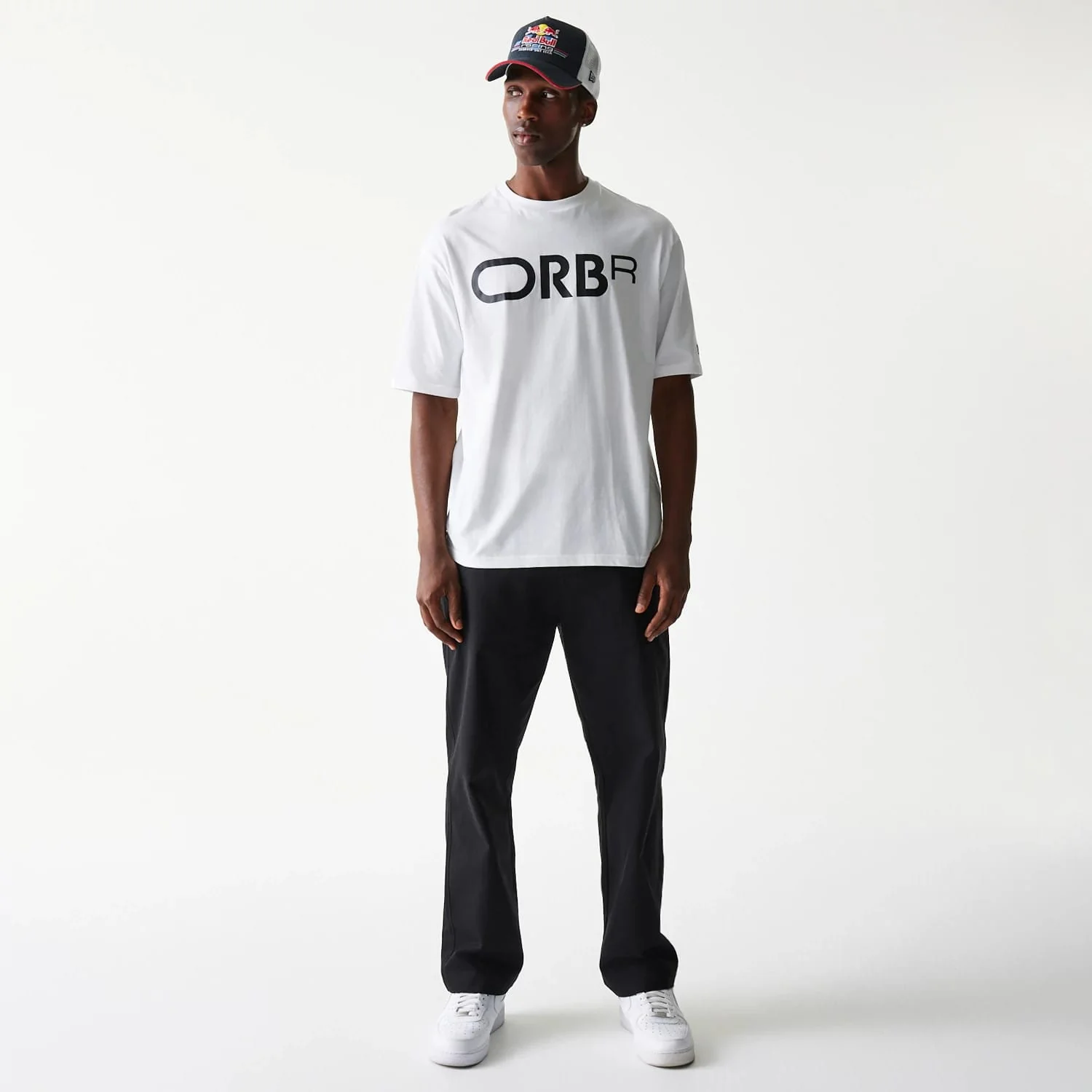 Red Bull Racing Profile White Oversized T-Shirt - Image 8