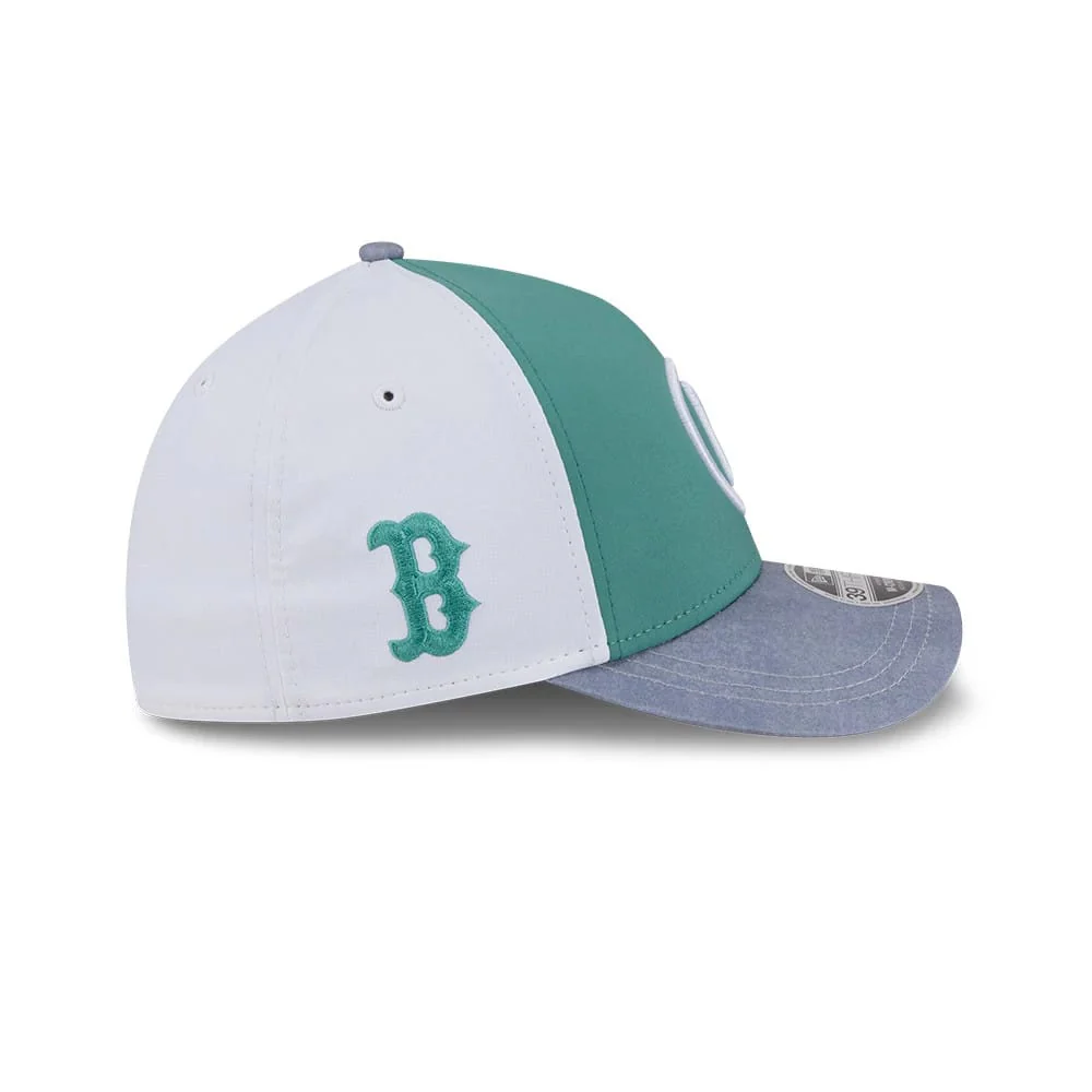 Red Sox MLB City Connect Dark Green 39THIRTY M-Crown A-Frame Stretch Fit Cap - Image 5