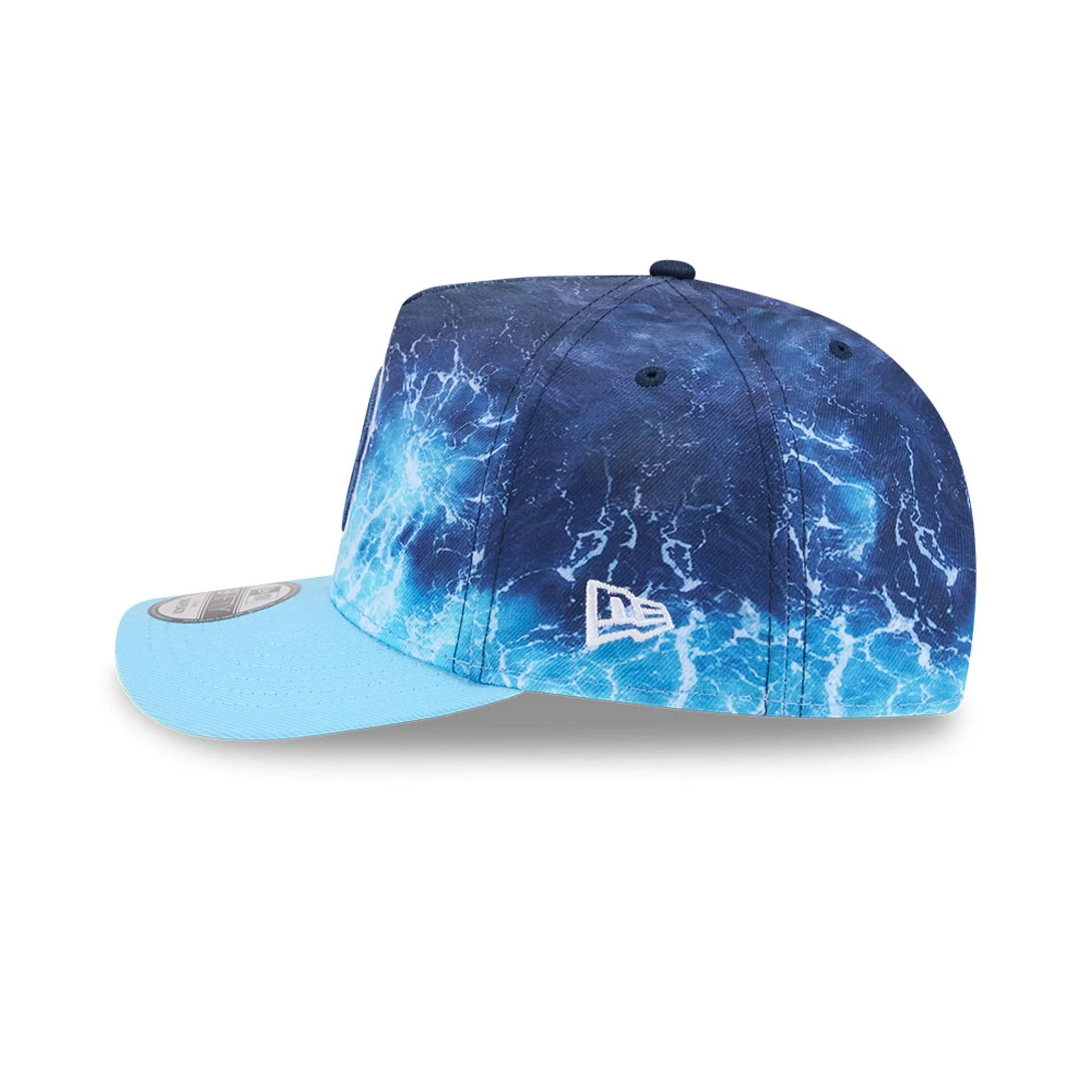 Red Sox MLB Deep Water Pastel Blue 9FIFTY A-Frame Snapback Adjustable Cap - Image 5