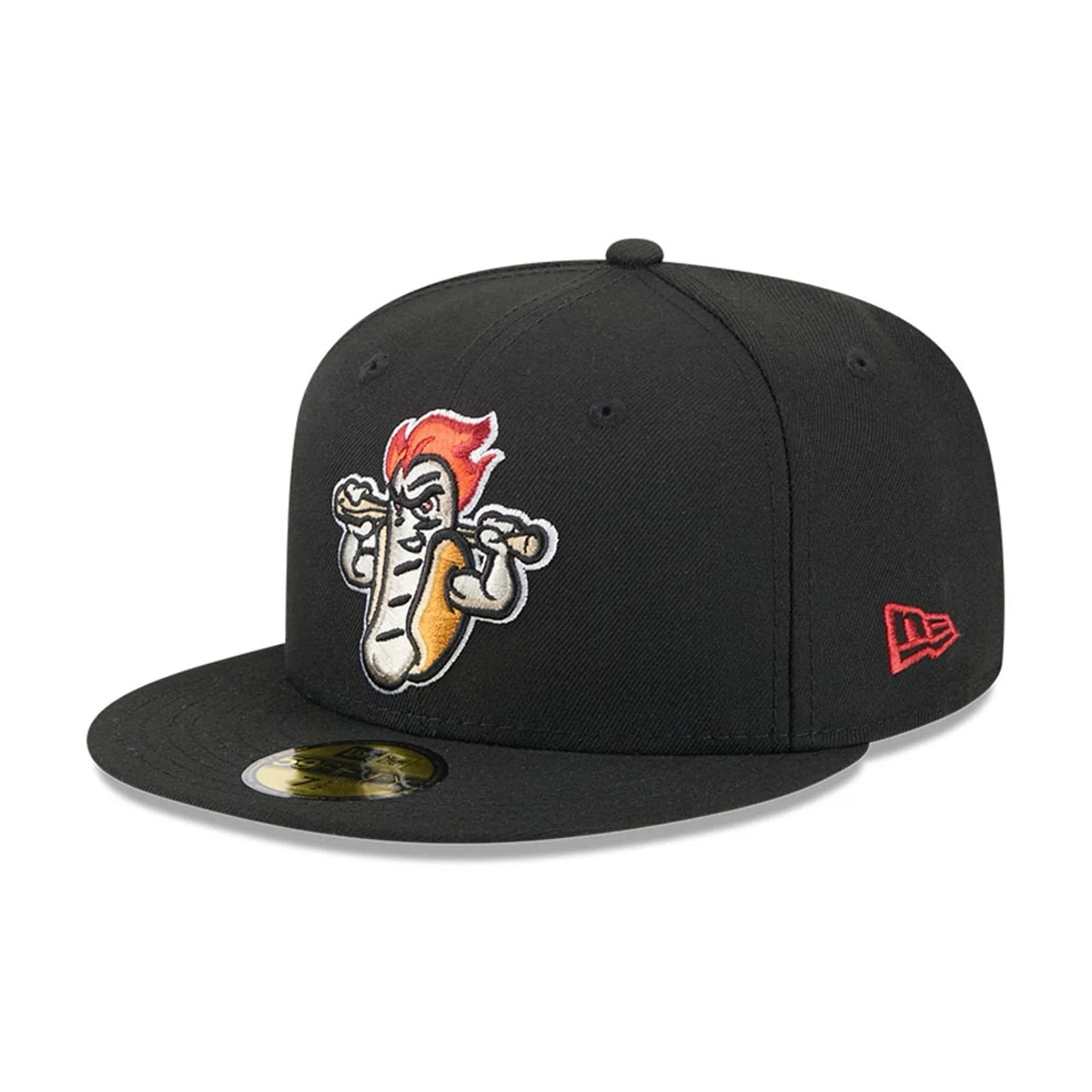 Rochester Red Wings MiLB Theme Night Black 59FIFTY Fitted Cap