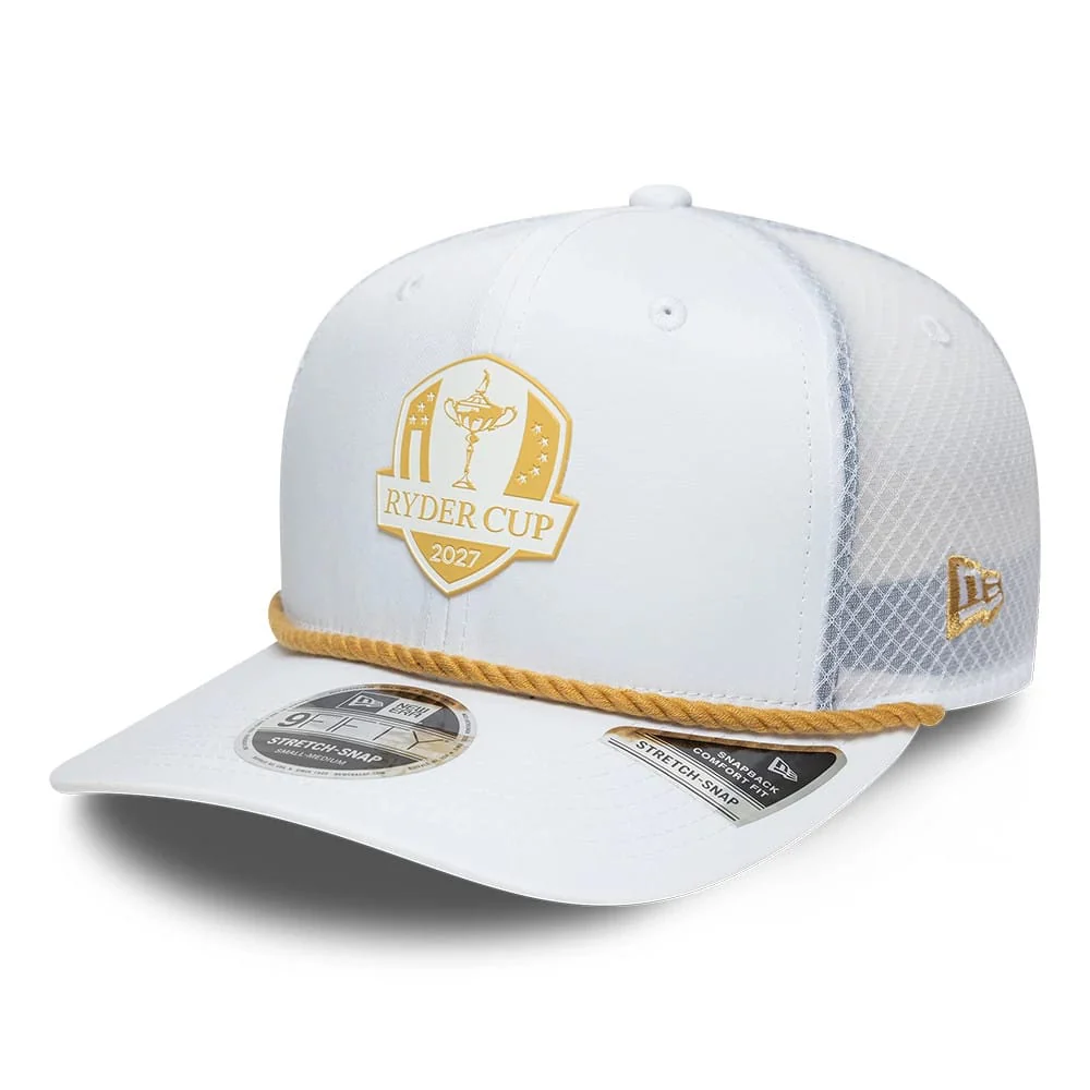 Ryder Cup Europe 2027 Dare To Dream White 9FIFTY Stretch Snap Adjustable Cap