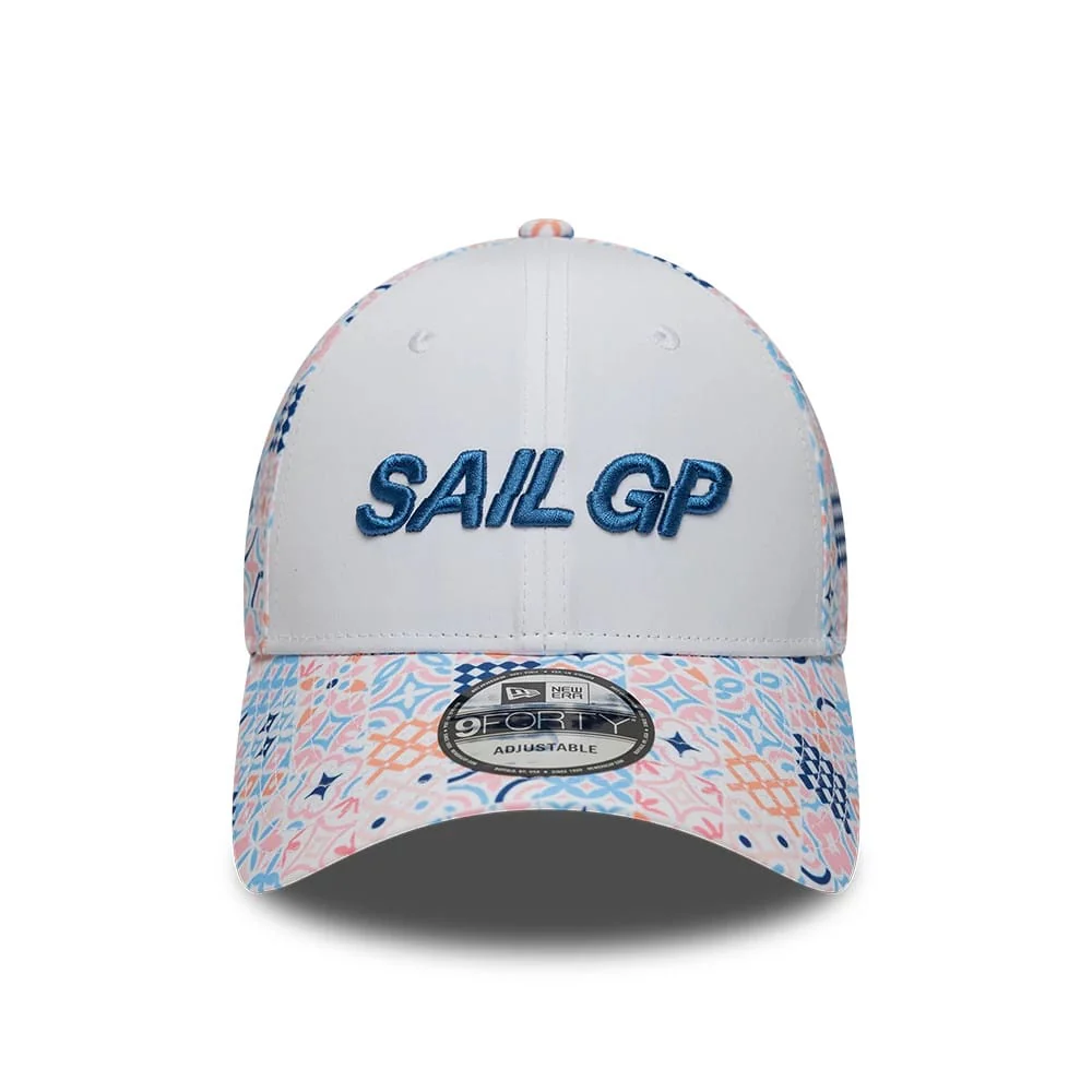 Sail GP Mediterranean Air Event White 9FORTY Adjustable Cap - Image 3