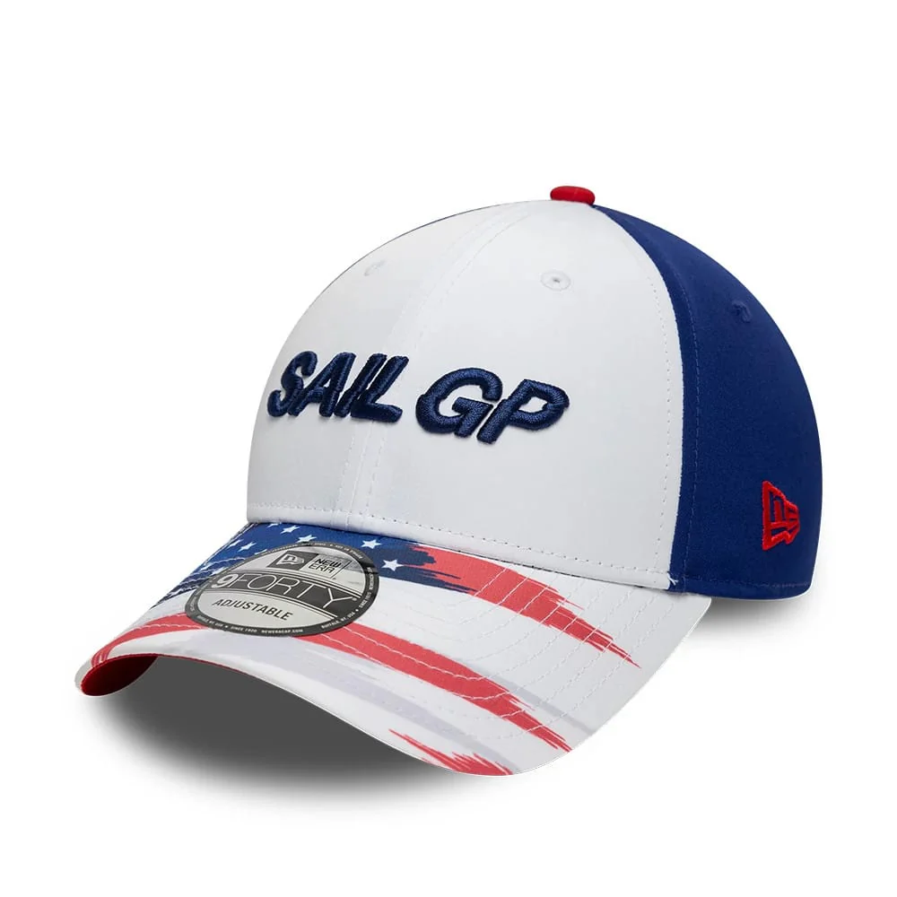 Sail GP USA Air Event White 9FORTY Adjustable Cap