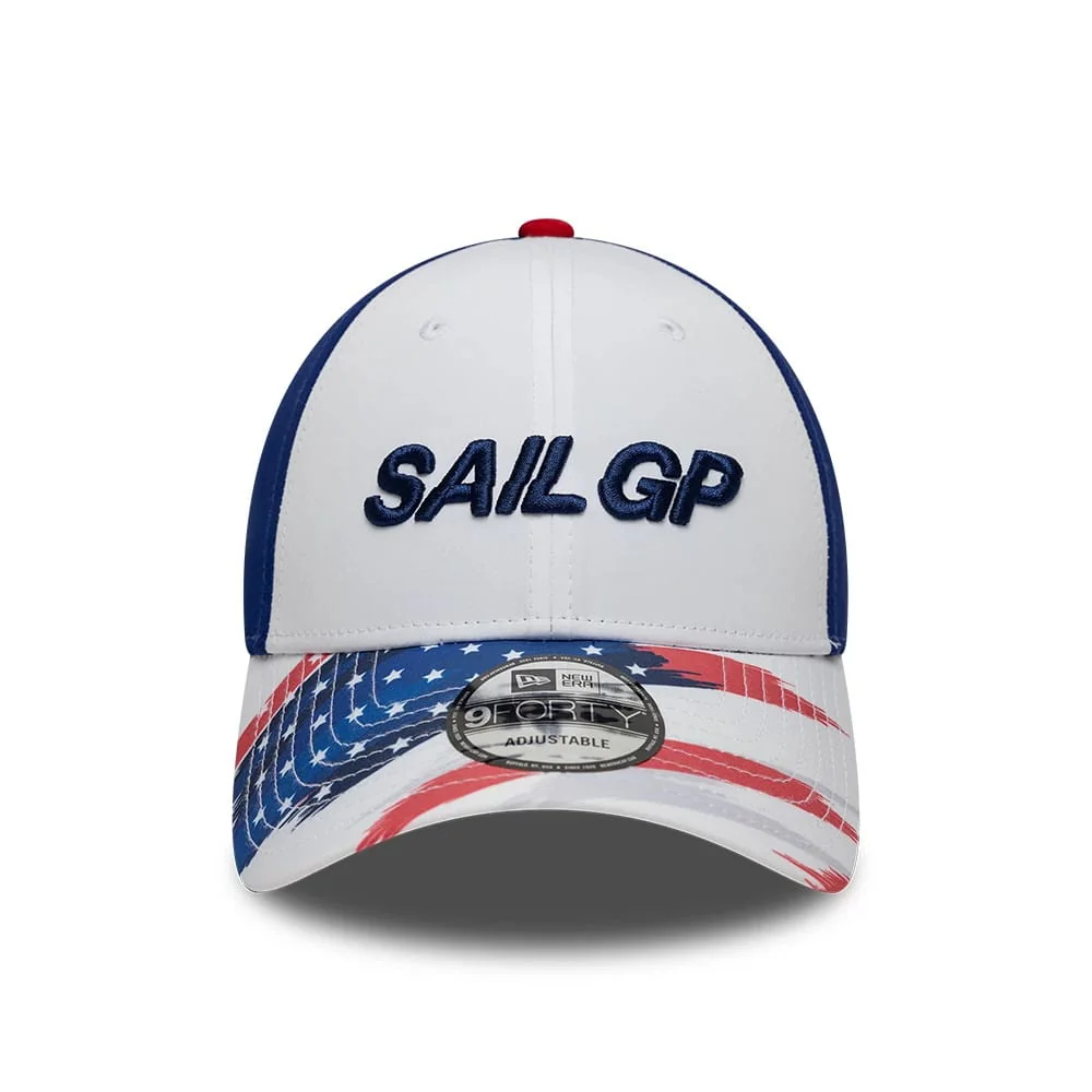 Sail GP USA Air Event White 9FORTY Adjustable Cap - Image 3