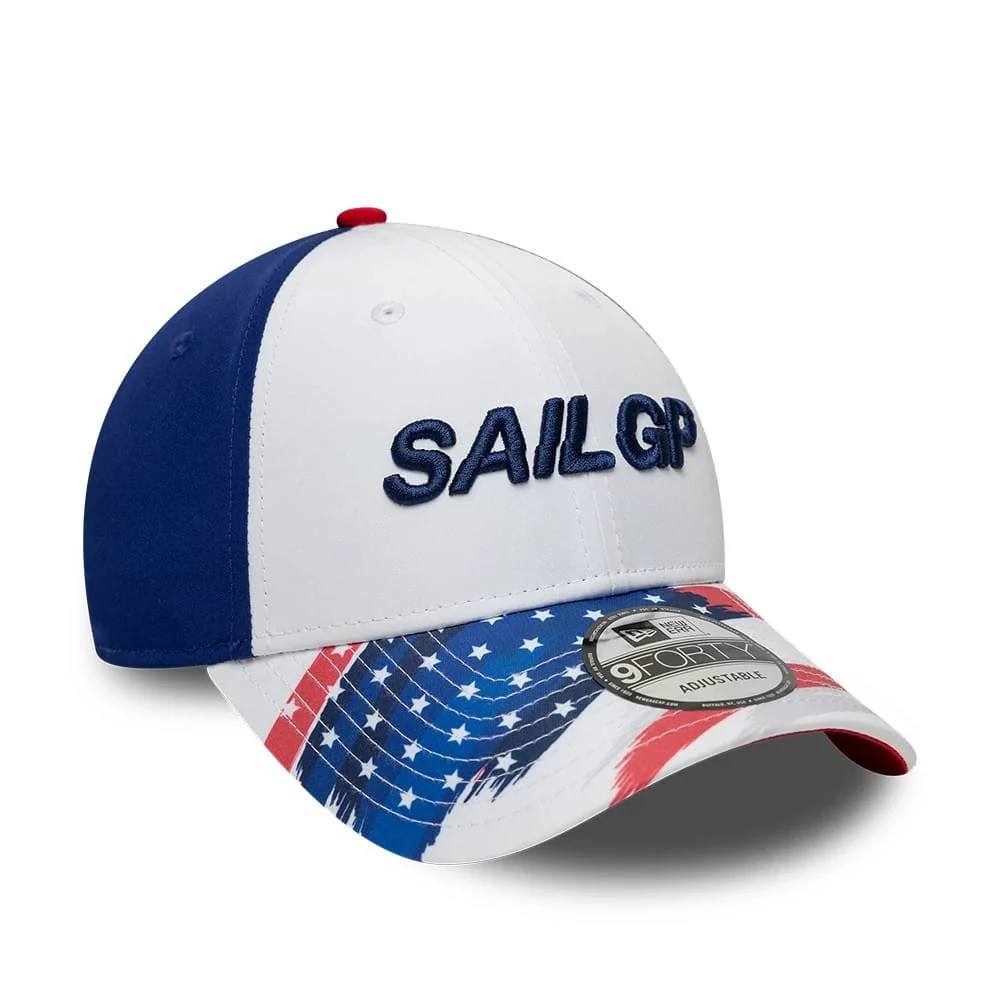Sail GP USA Air Event White 9FORTY Adjustable Cap - Image 4