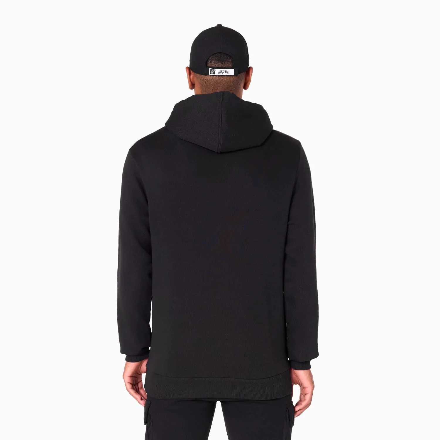 San Antonio Spurs NBA Black Pullover Hoodie - Image 7