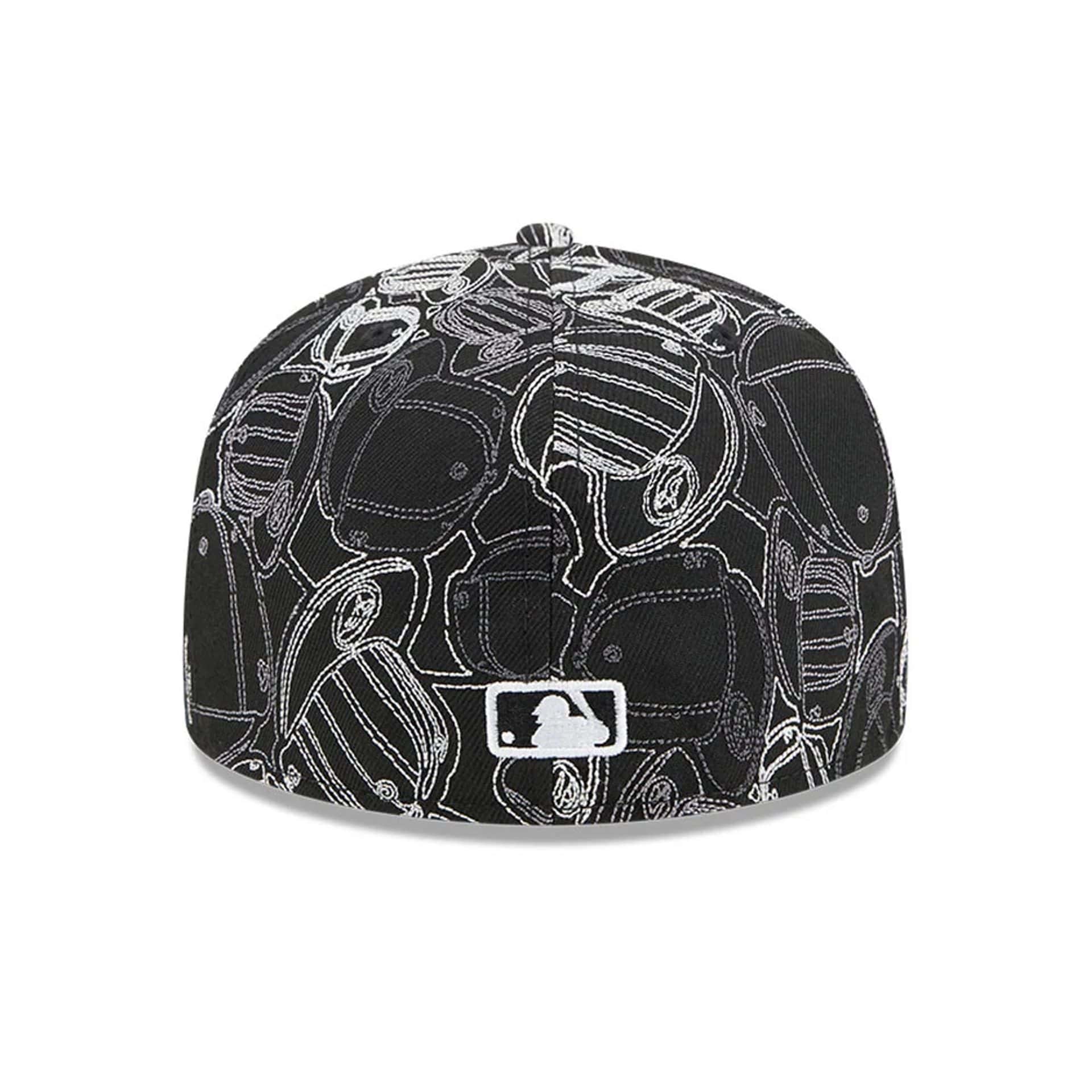 San Diego Padres MLB Cap Scramble Black 59FIFTY Fitted Cap - Image 5