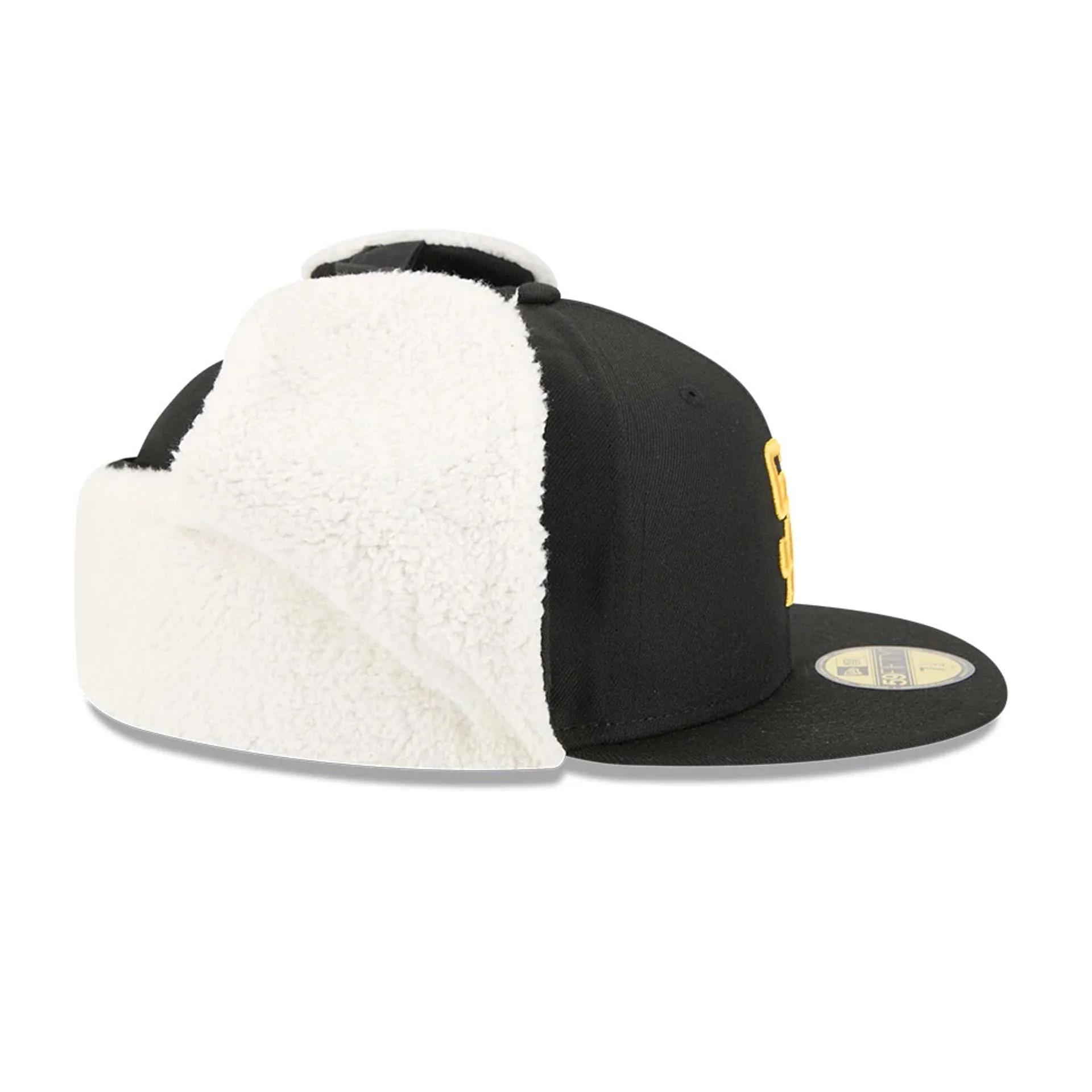 San Diego Padres MLB Classic Black Dogear 59FIFTY Fitted Cap - Image 7