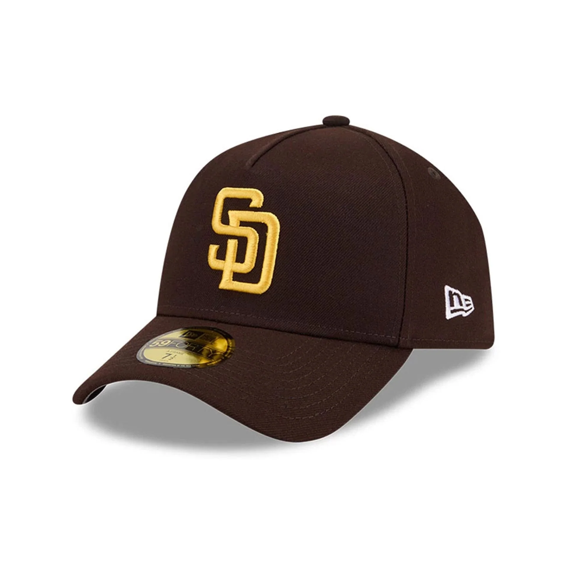 San Diego Padres MLB Team Side Dark Brown 59FORTY A-Frame Fitted Cap - Image 4